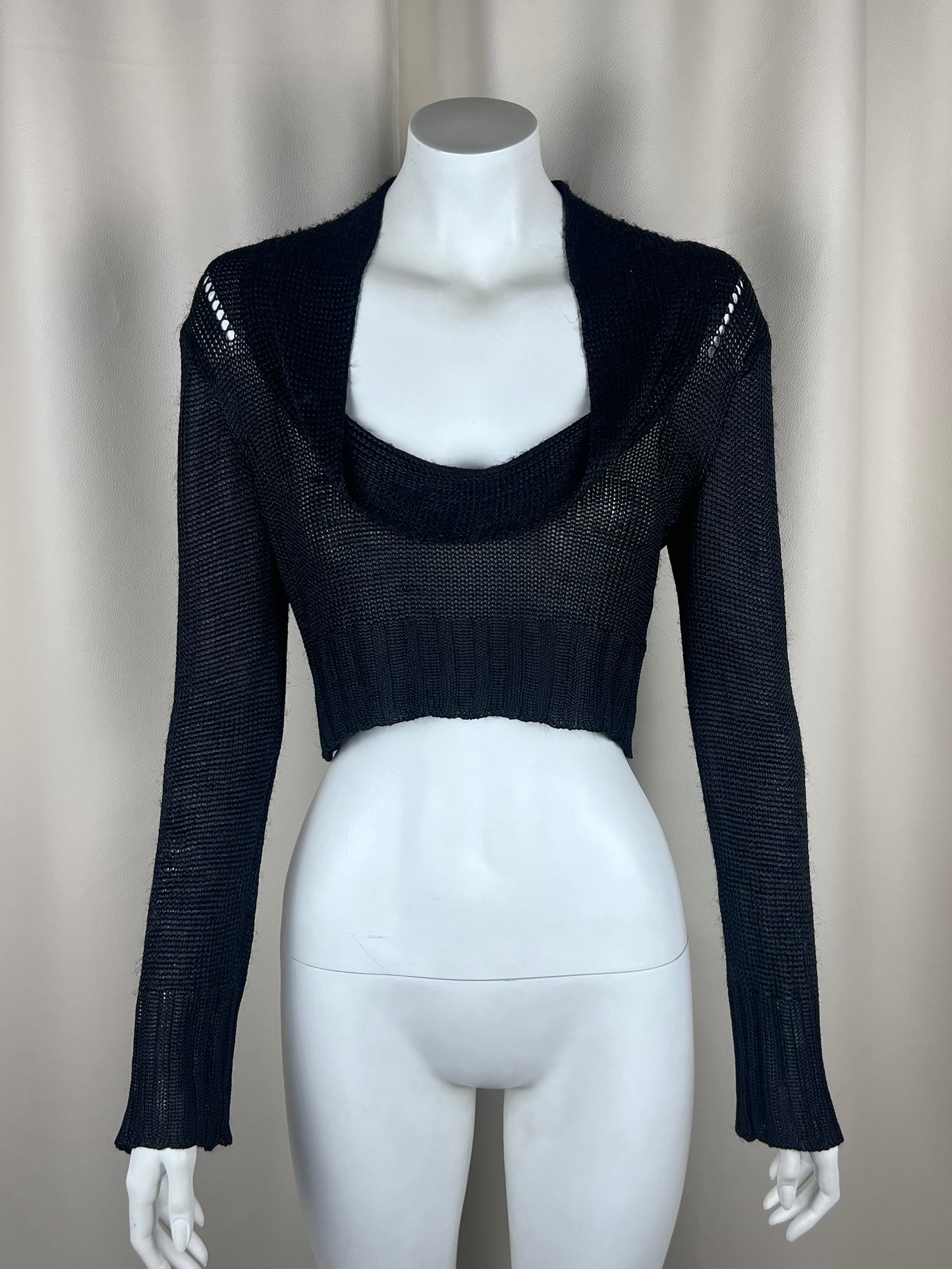 Ann Demeulemeester synthetic knit jumper (M)