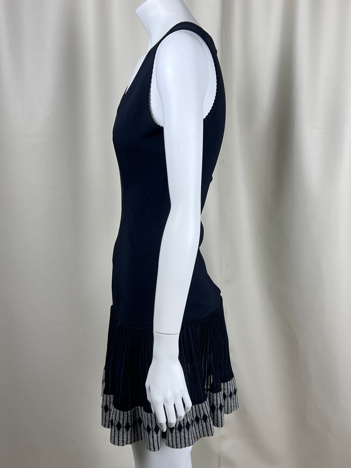 Alaïa S/S 1992 heavy sleevless body dress (S)