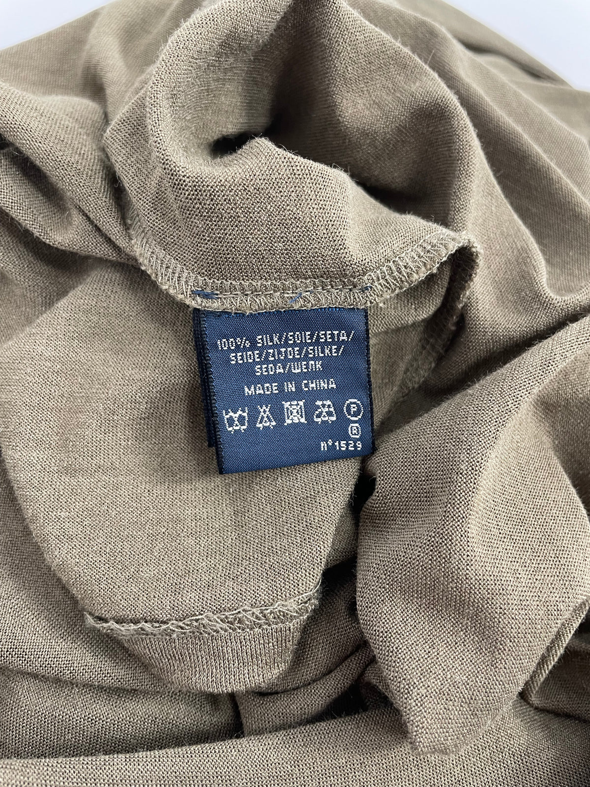 Ralph Lauren 2000's silk ruffle blouse