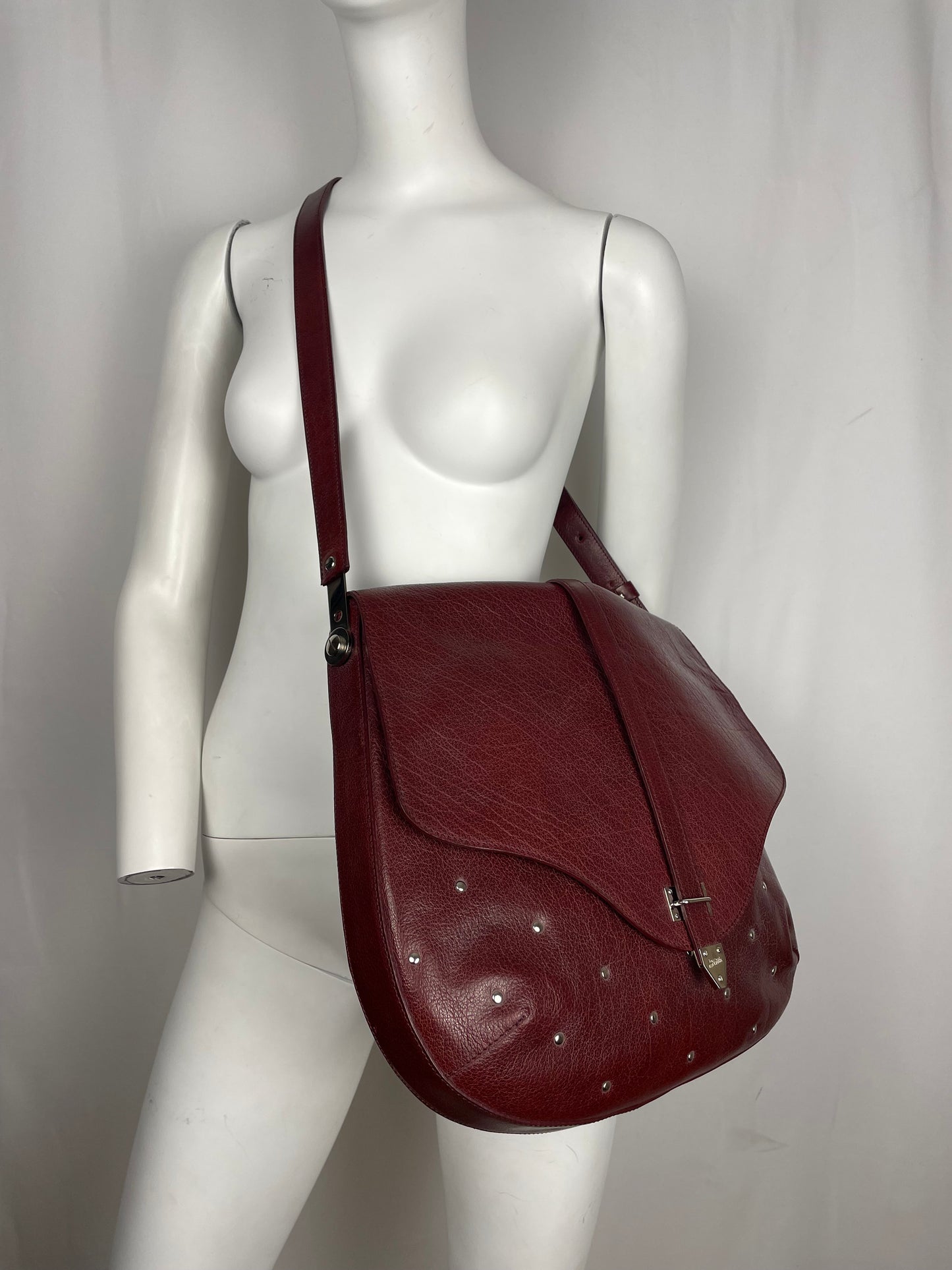 Jean Paul Gaultier Burgundy Bag