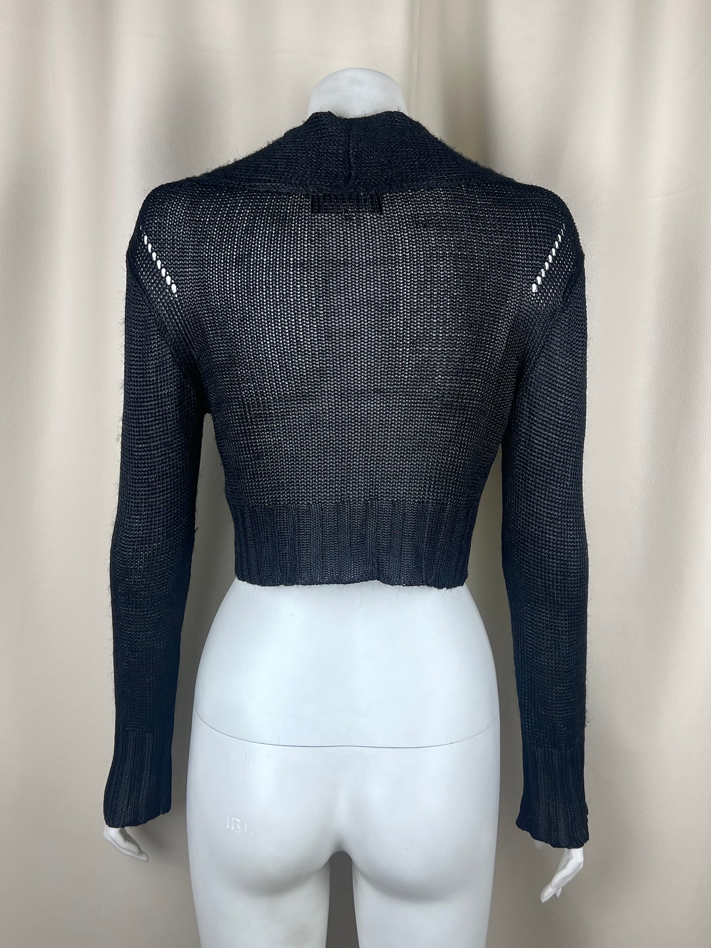 Ann Demeulemeester synthetic knit jumper (M)