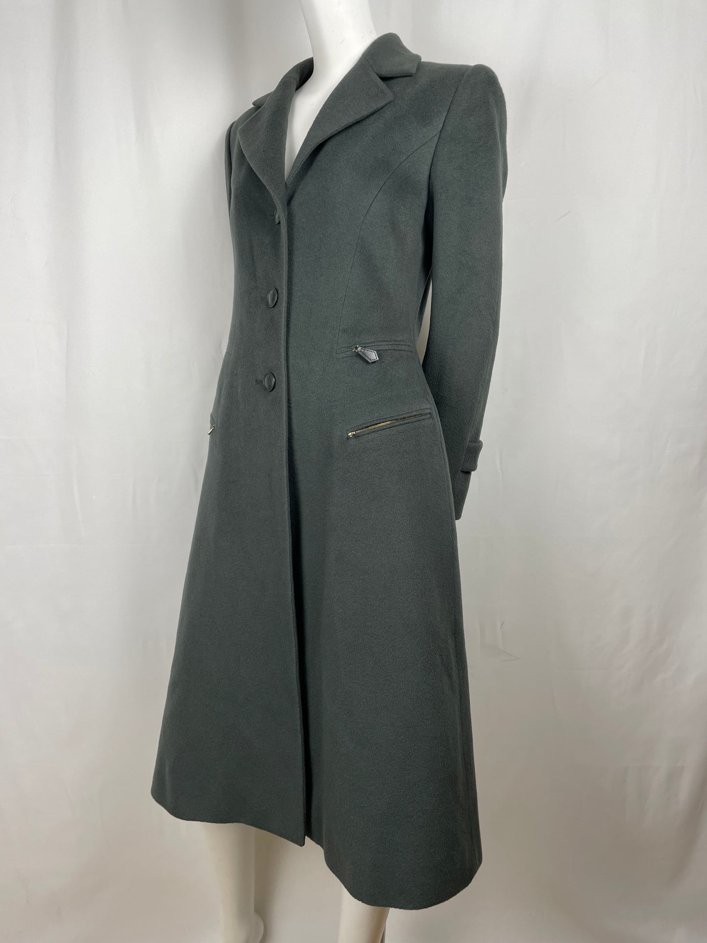 Hermès 1990’s Cashmere & Wool Coat (36FR)