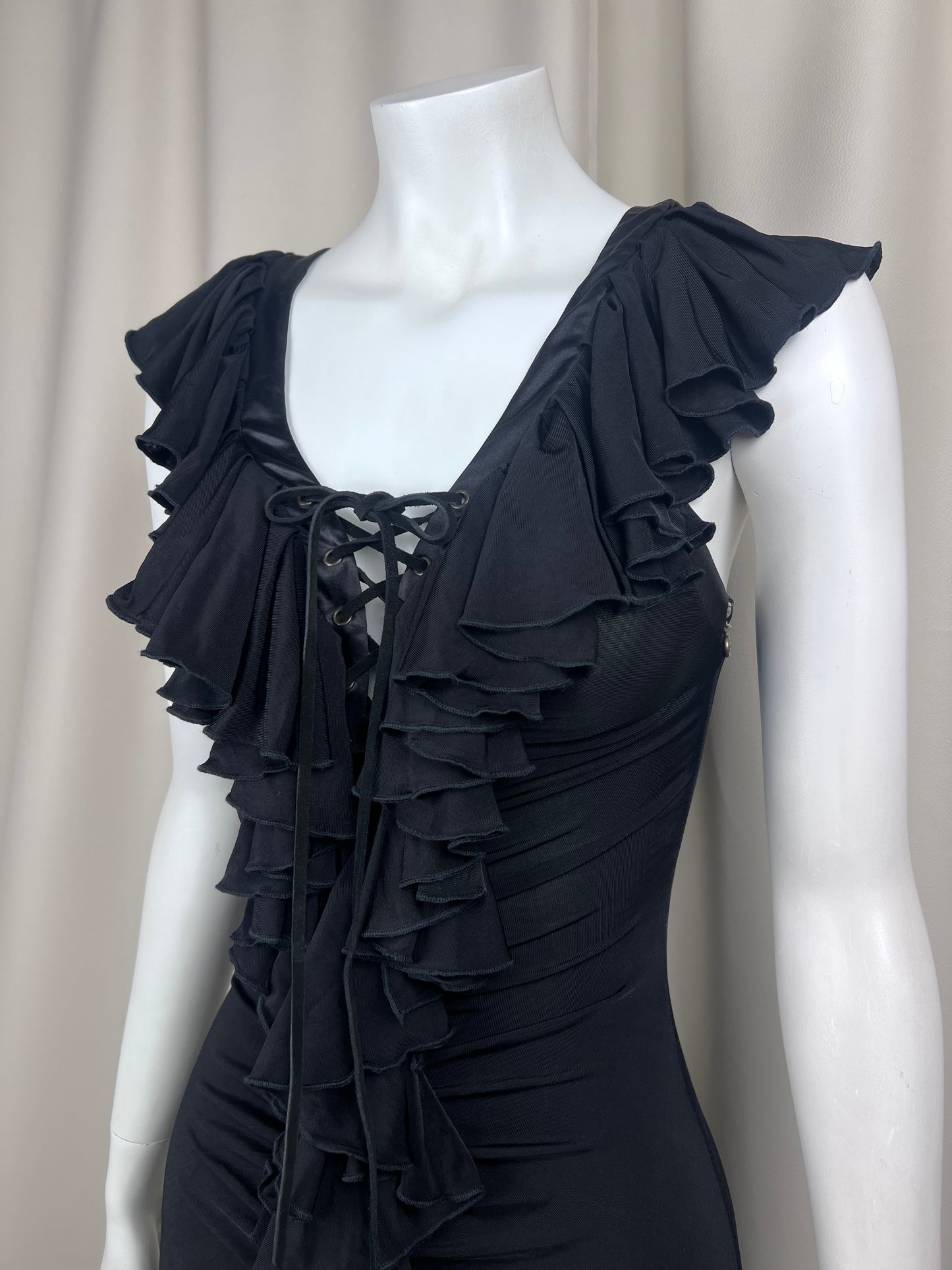 Roberto Cavalli Ruffled Dress (S)