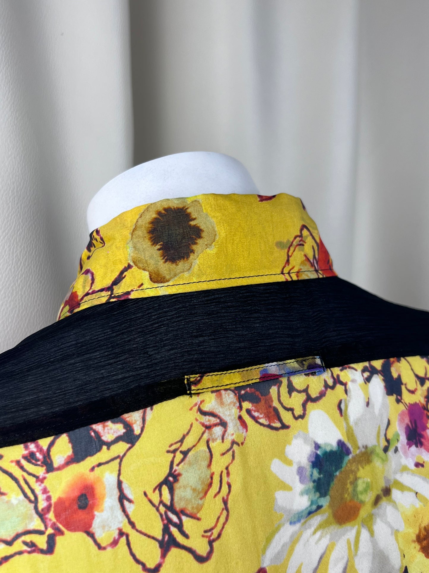 Jean Paul Gaultier 1990’s silk florar foulard shirt (M)