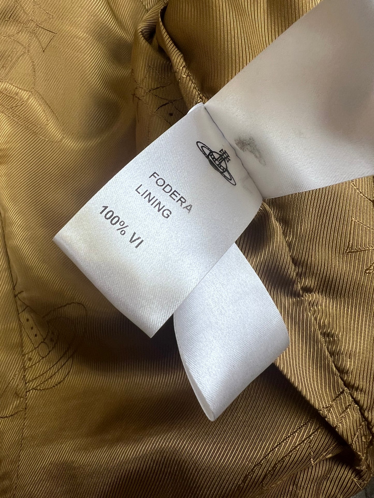 Vivienne Westwood Anglomania 2000’s asymmetric leather jacket (S)