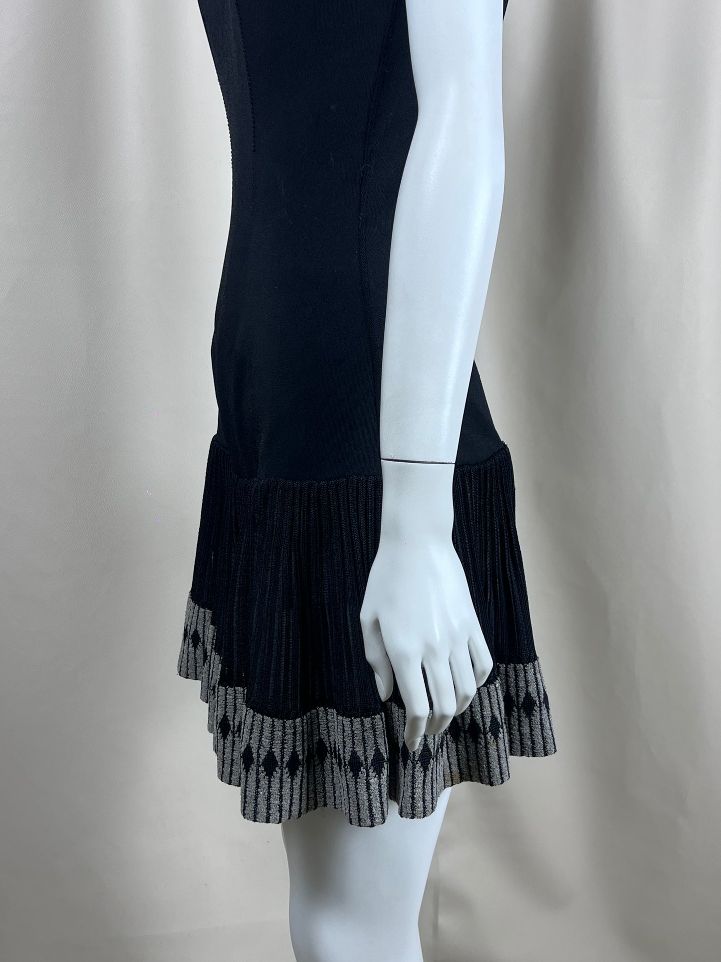 Alaïa S/S 1992 heavy sleevless body dress (S)