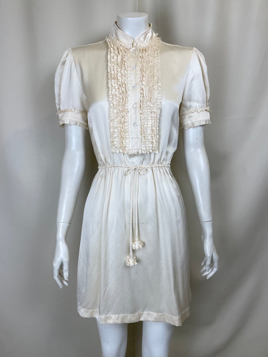 Saint Laurent Silk Mini Dress (S)