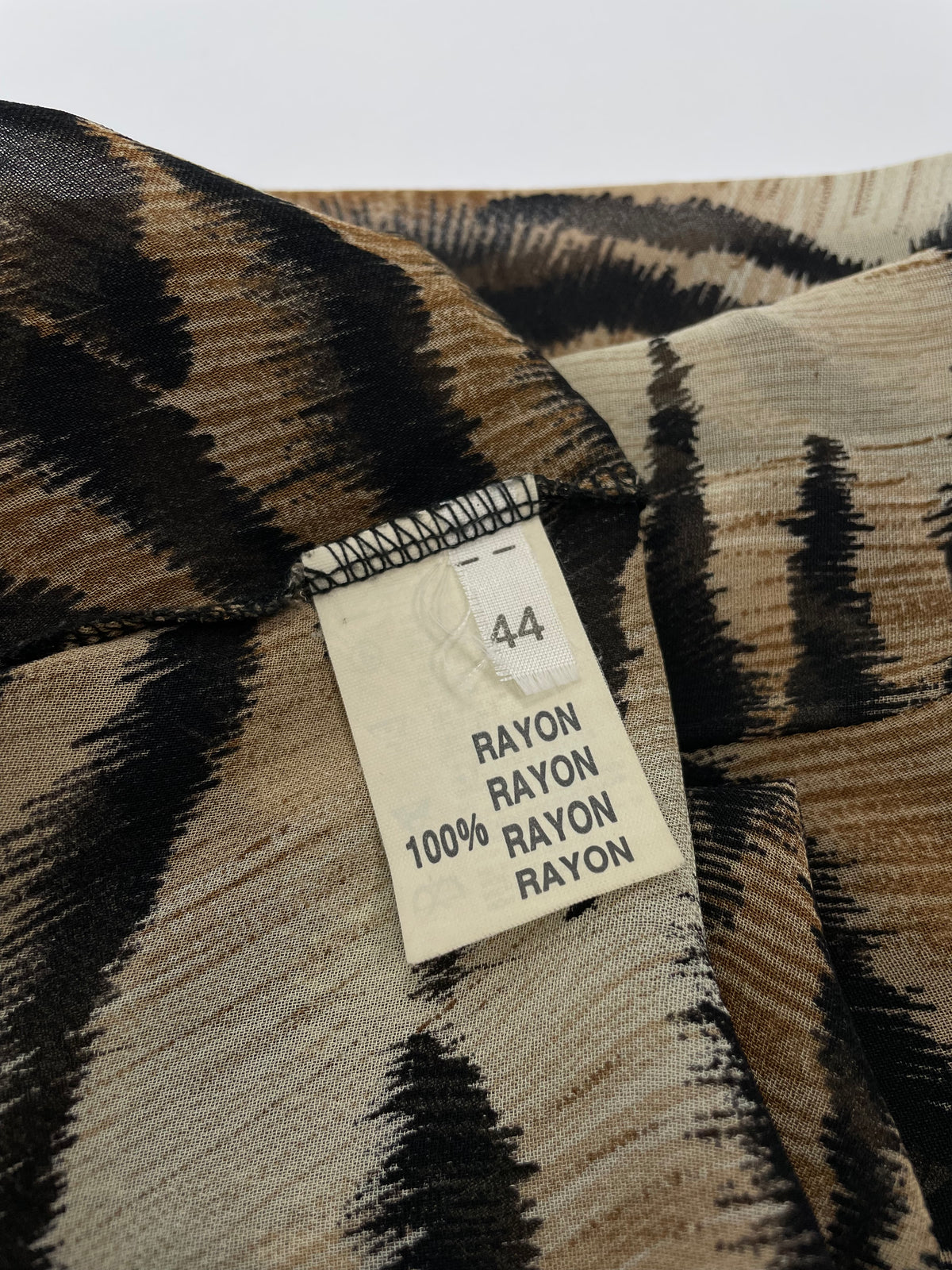 Blumarine 1990's tiger print maxi dress