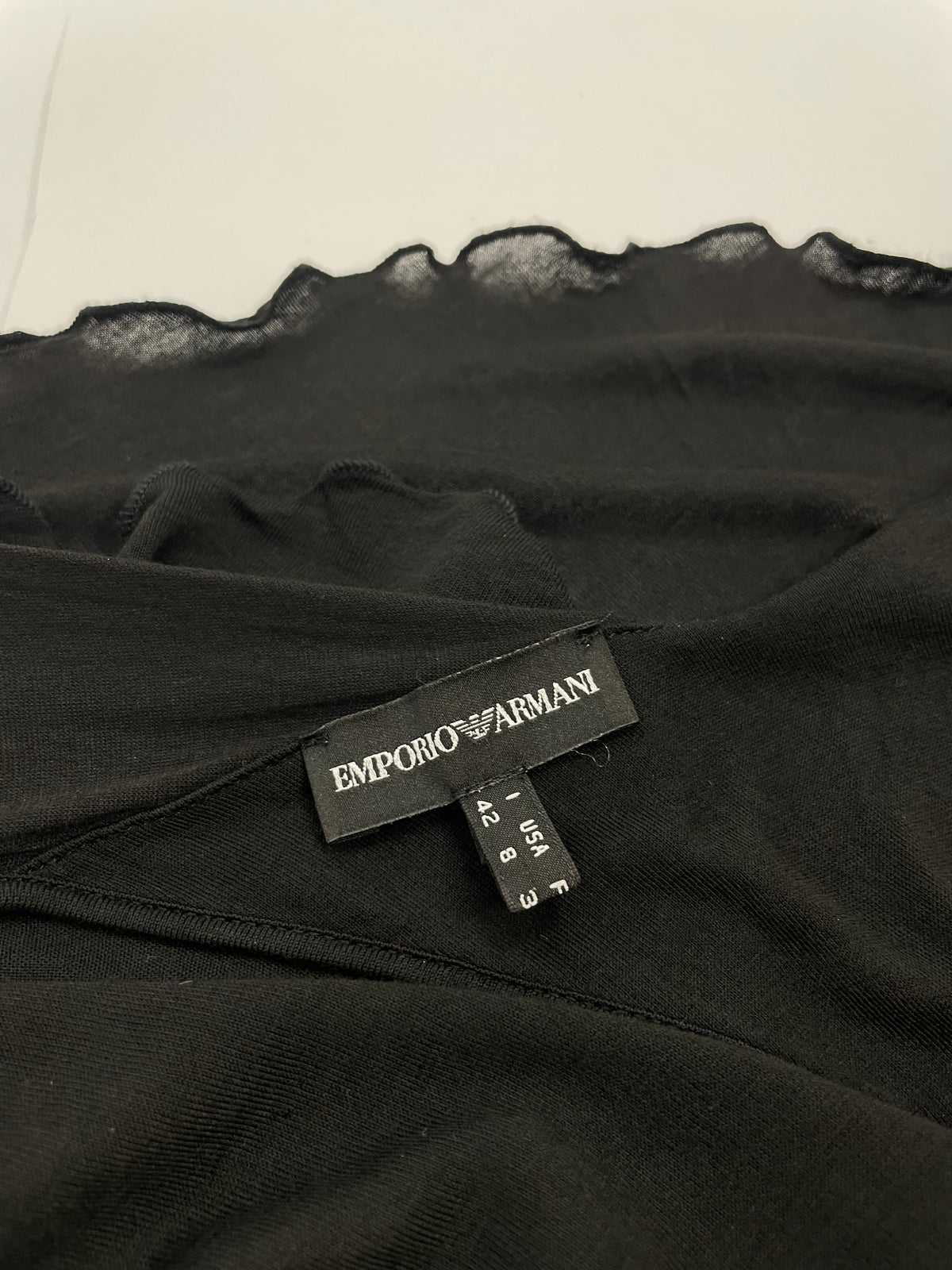 Armani early 2000's asymmetrical dress