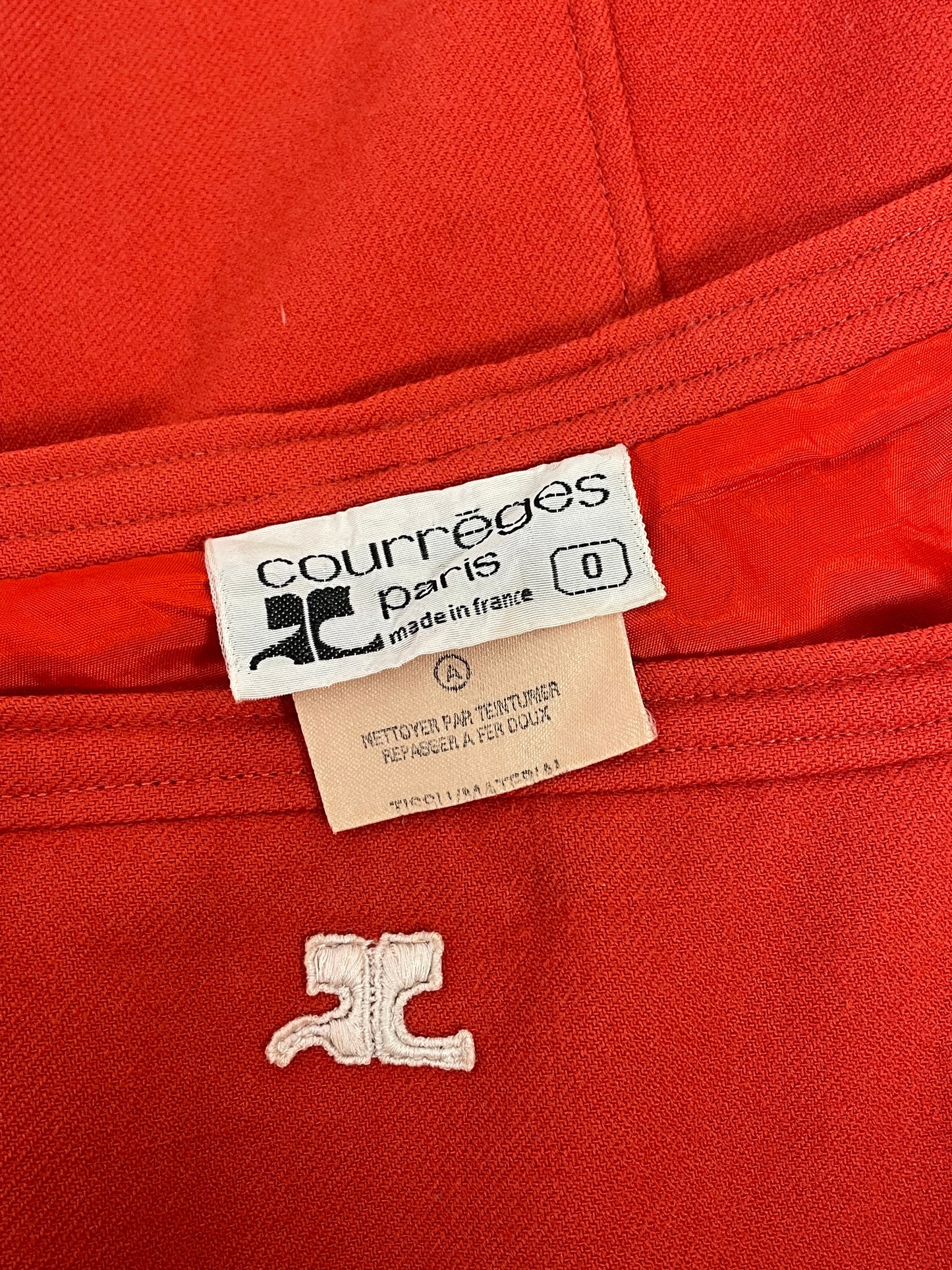 Courregès 1980’s maxi skirt.