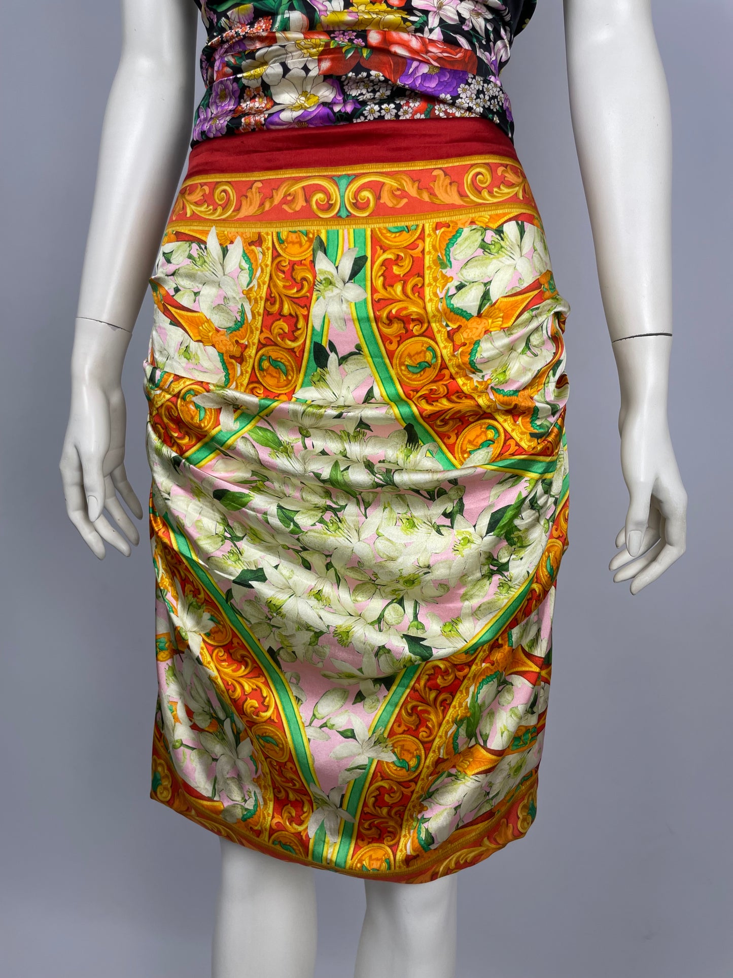 Dolce Gabbana Flower Print Dress