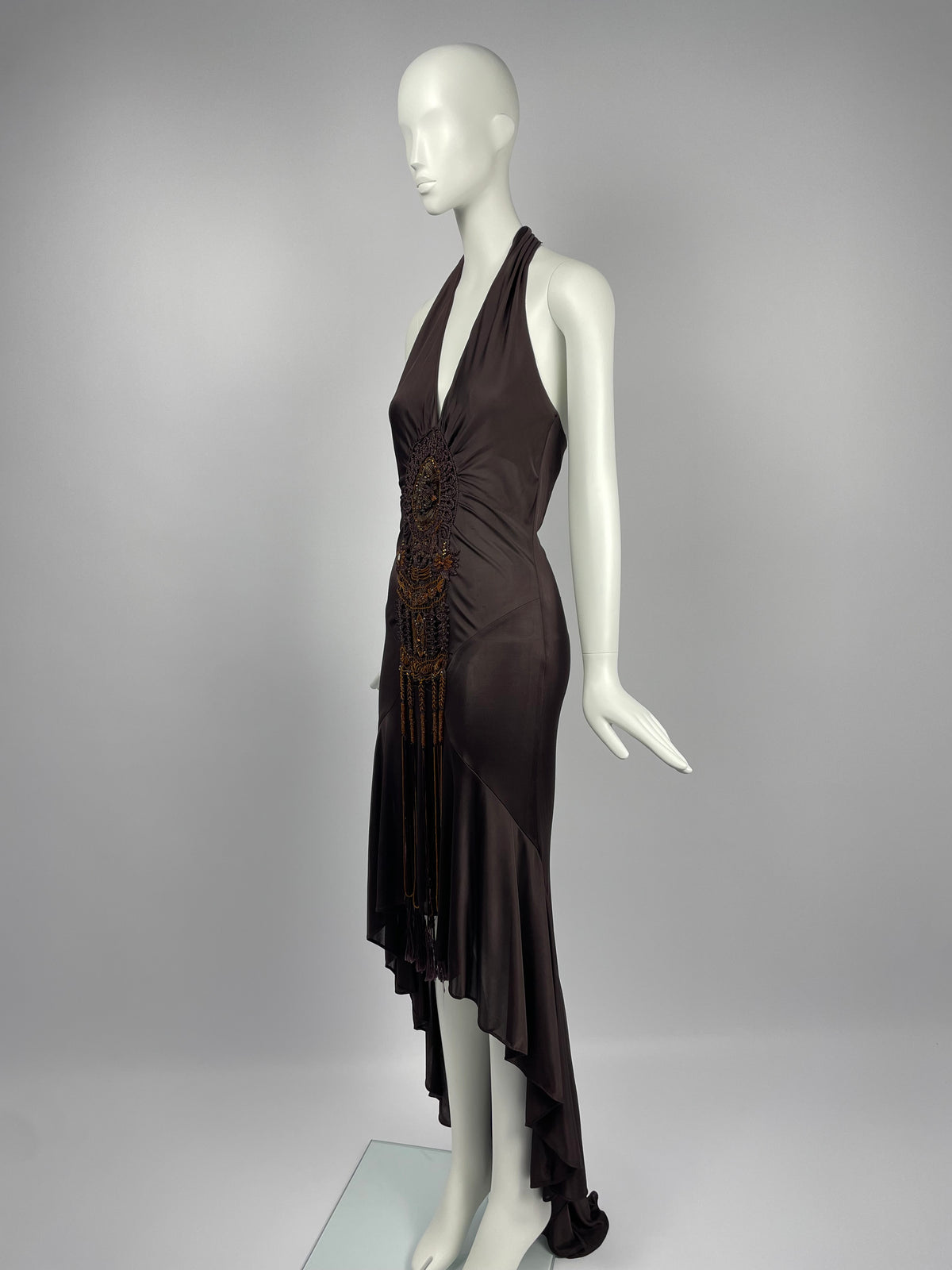 Gai Mattiolo Couture 1990’s totem gown