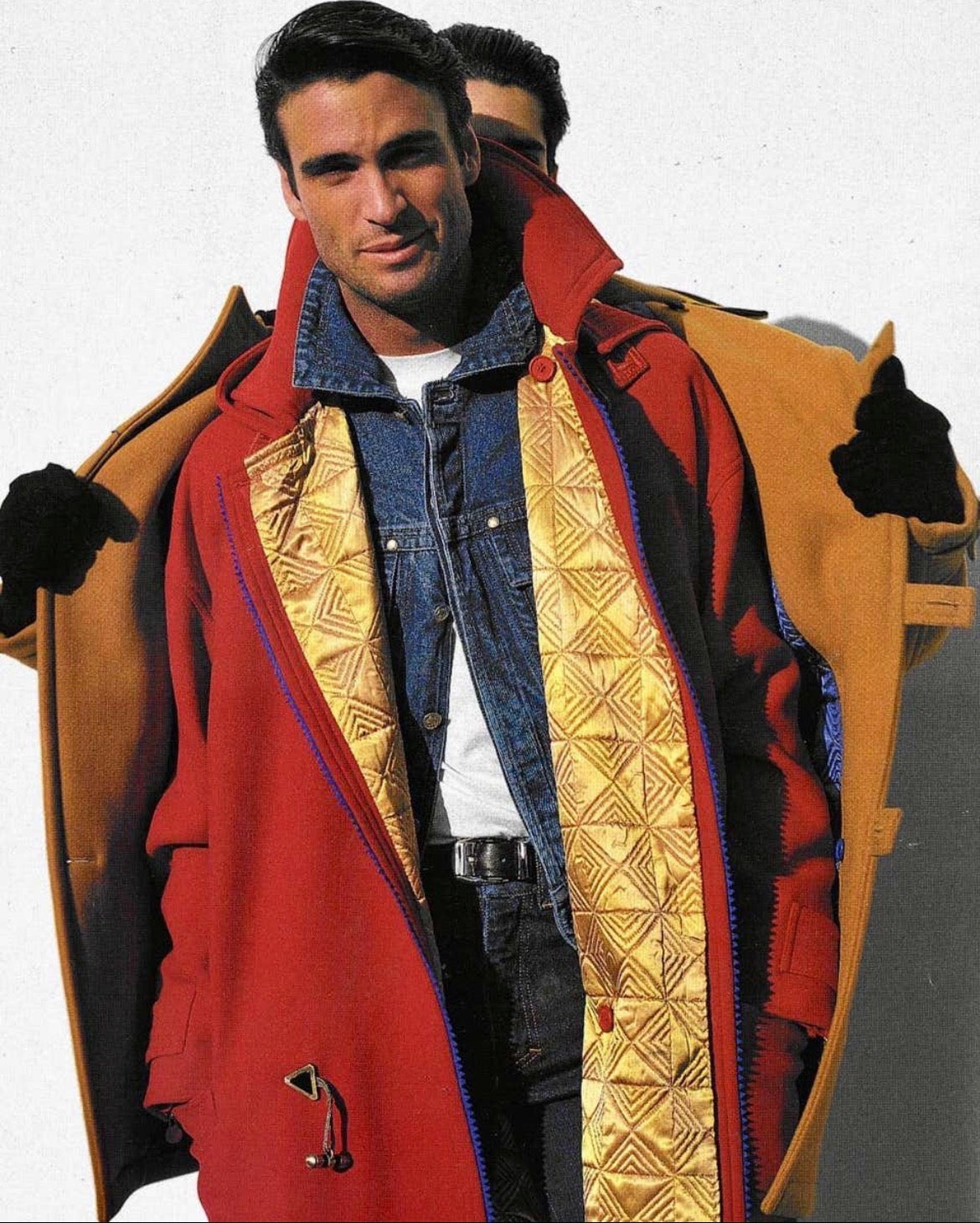 Gianni Versace Man F/W 1992 Wool Coat