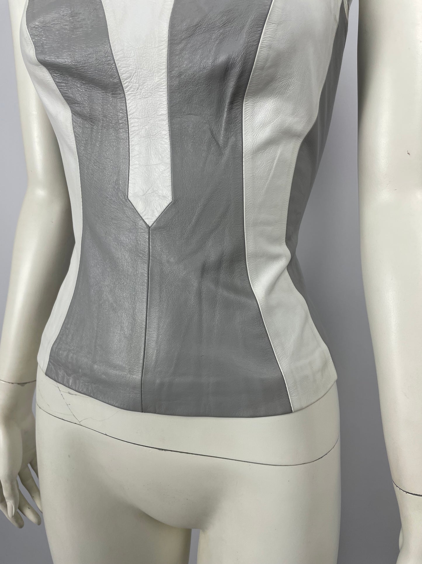 Plein Sud F/W 1991 Leather Bustier