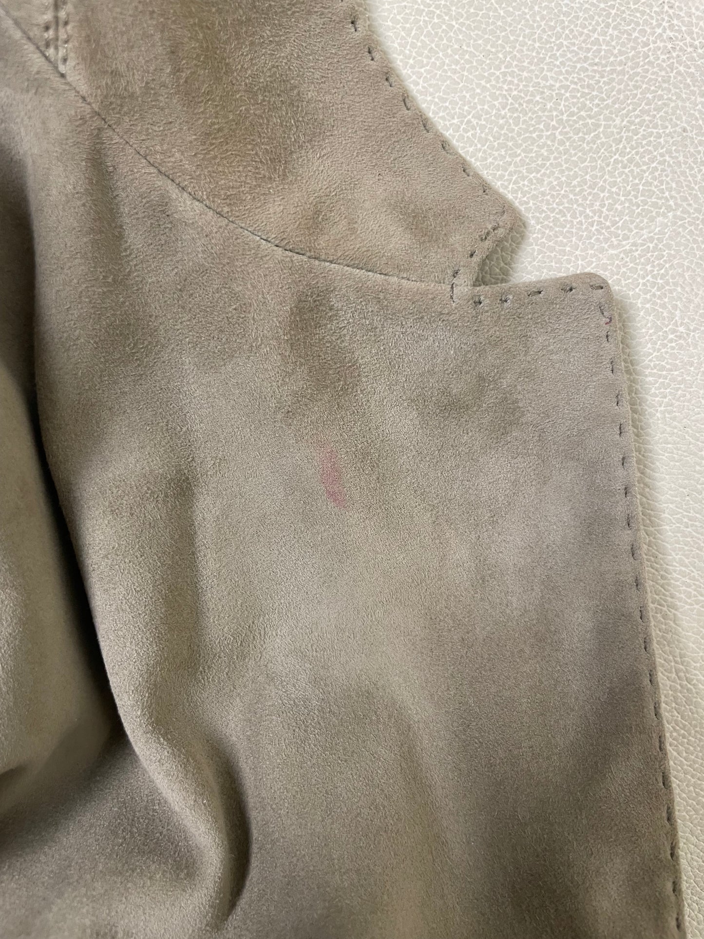 Loro Piana Asymmetrical Suede Blazer (M)