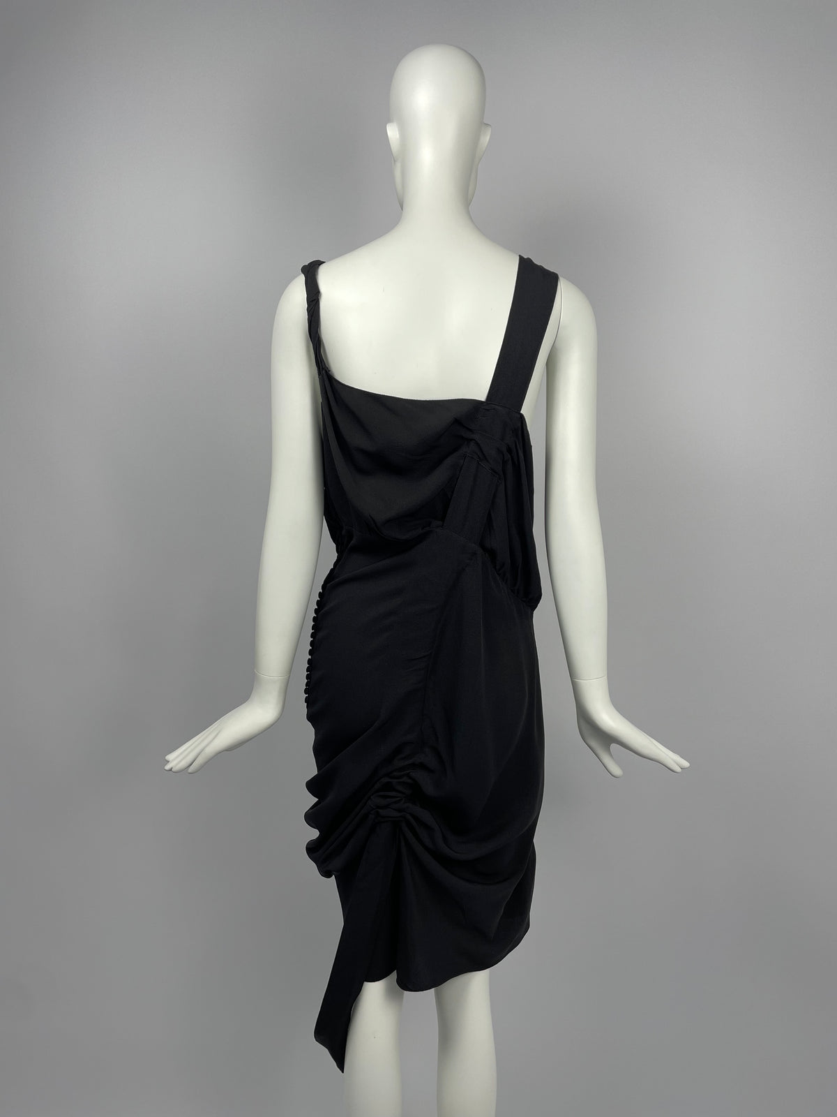 Dior by John Galliano F/W 2006 Asymmetrical Silk Dress