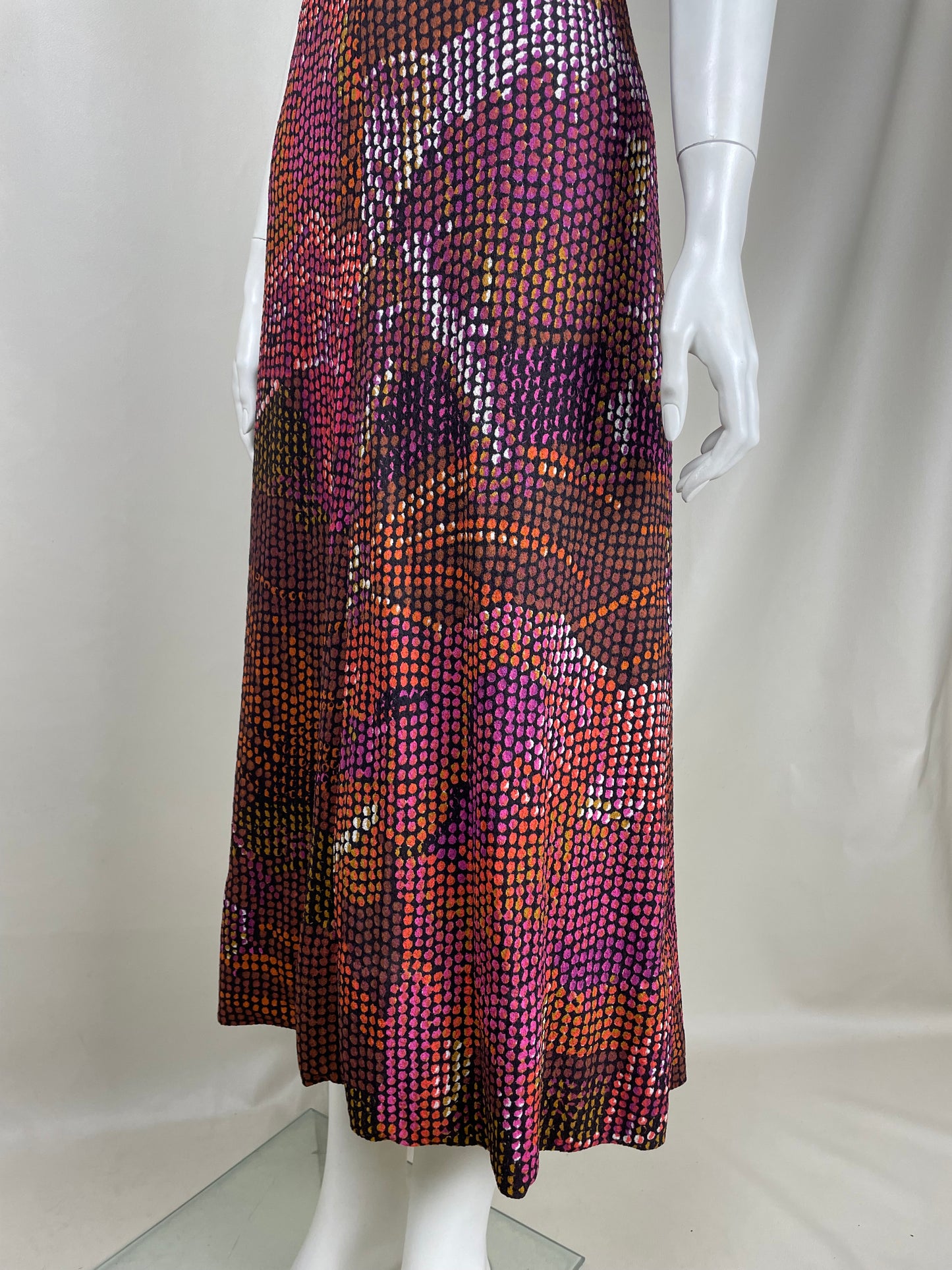 Miss Dior 1970’s Floral Dots Dress (M)