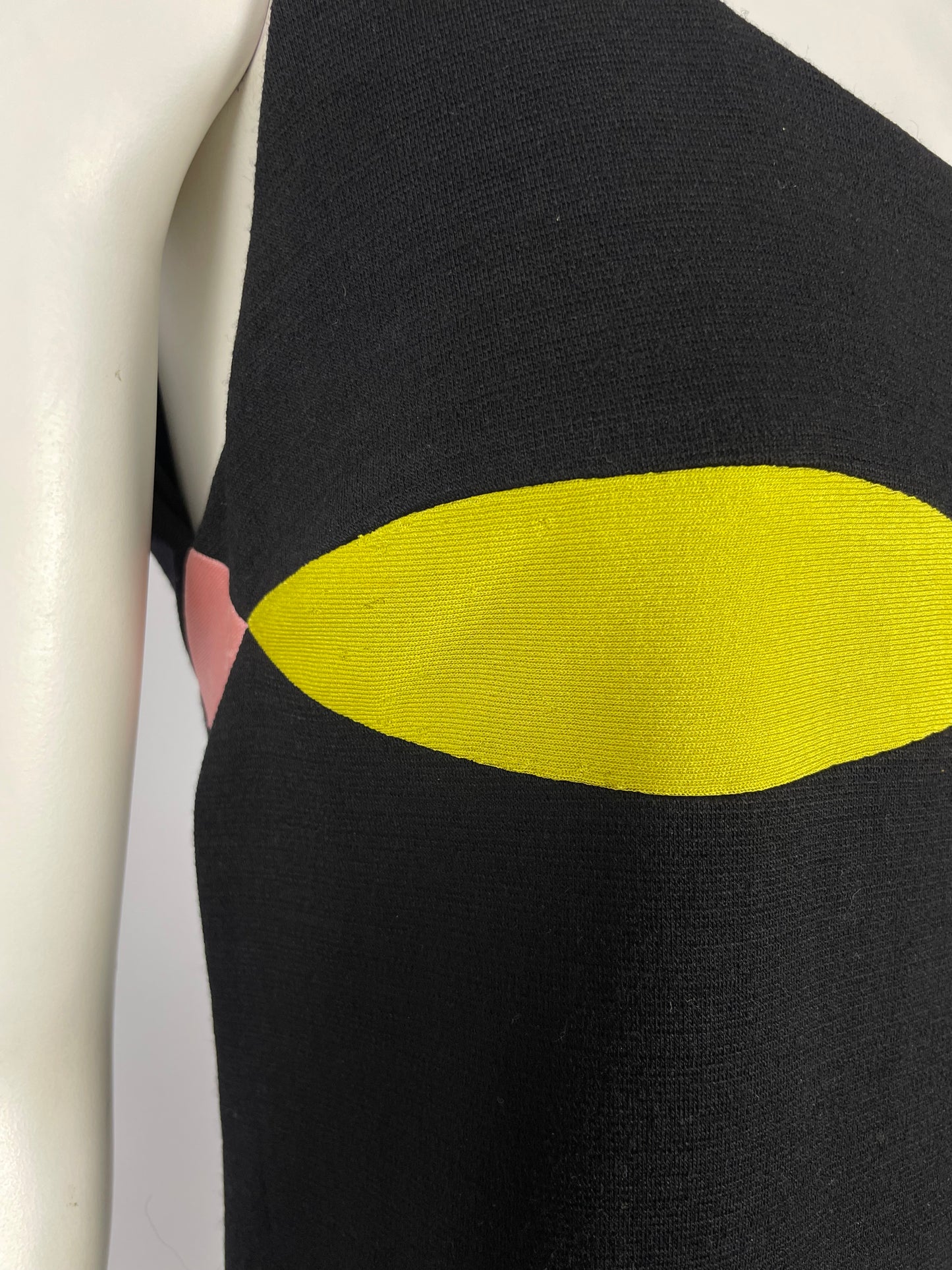 Gianni Versace F/W 1997 Color Block Dress.