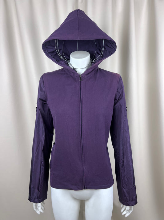 Prada 1990’s purple zip up jacket (M)