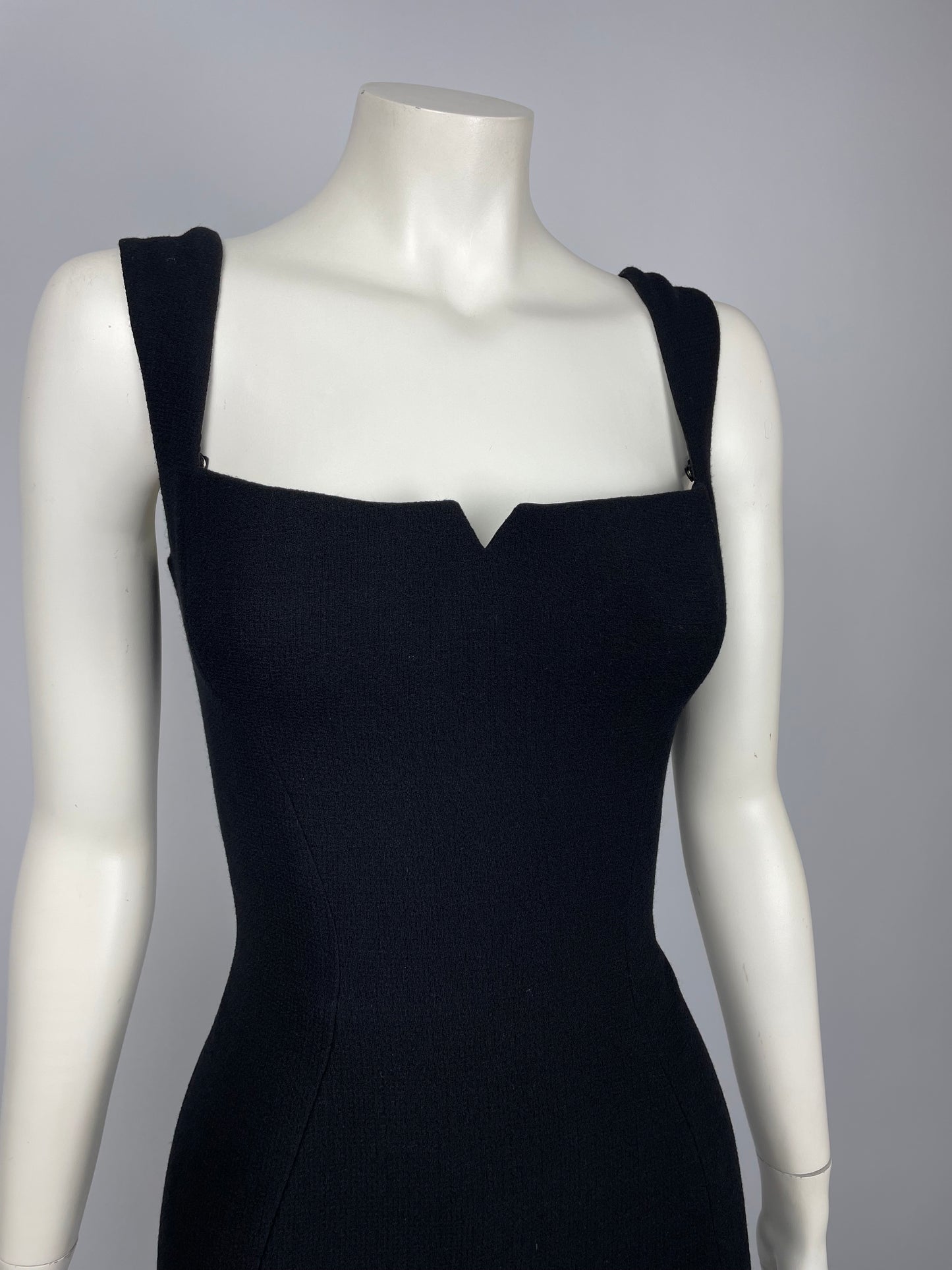 Gianni Versace Couture F/W 1995 wool dress.