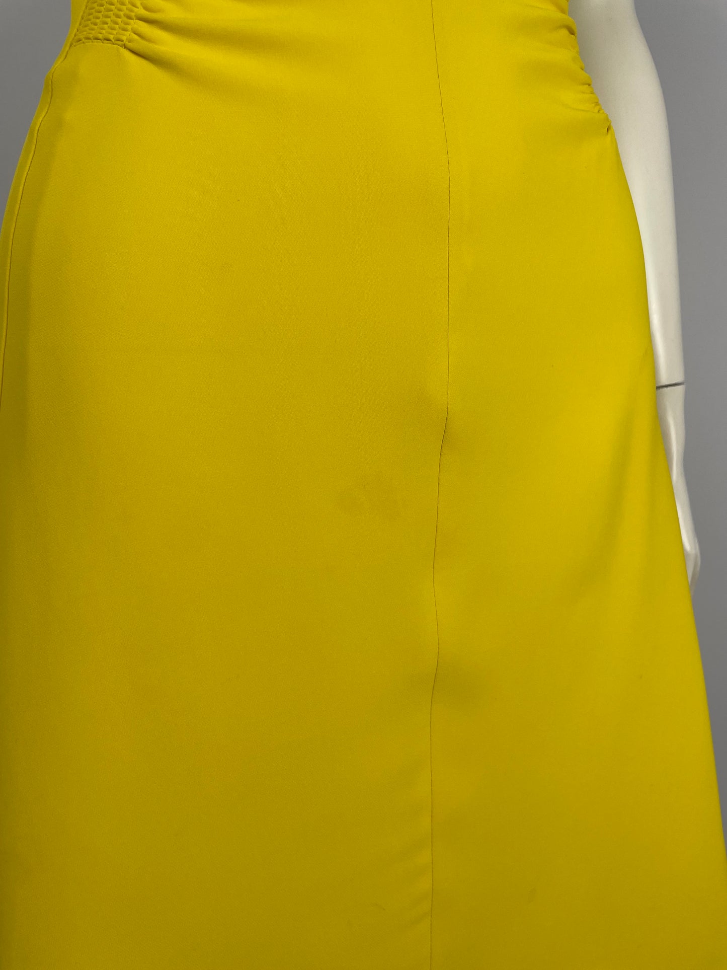Dior by Maria Grazia Cruise 2017 yellow midi dress