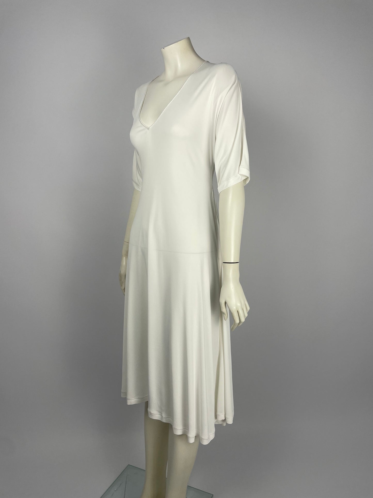 Jean Paul Gaultier white maxi dress