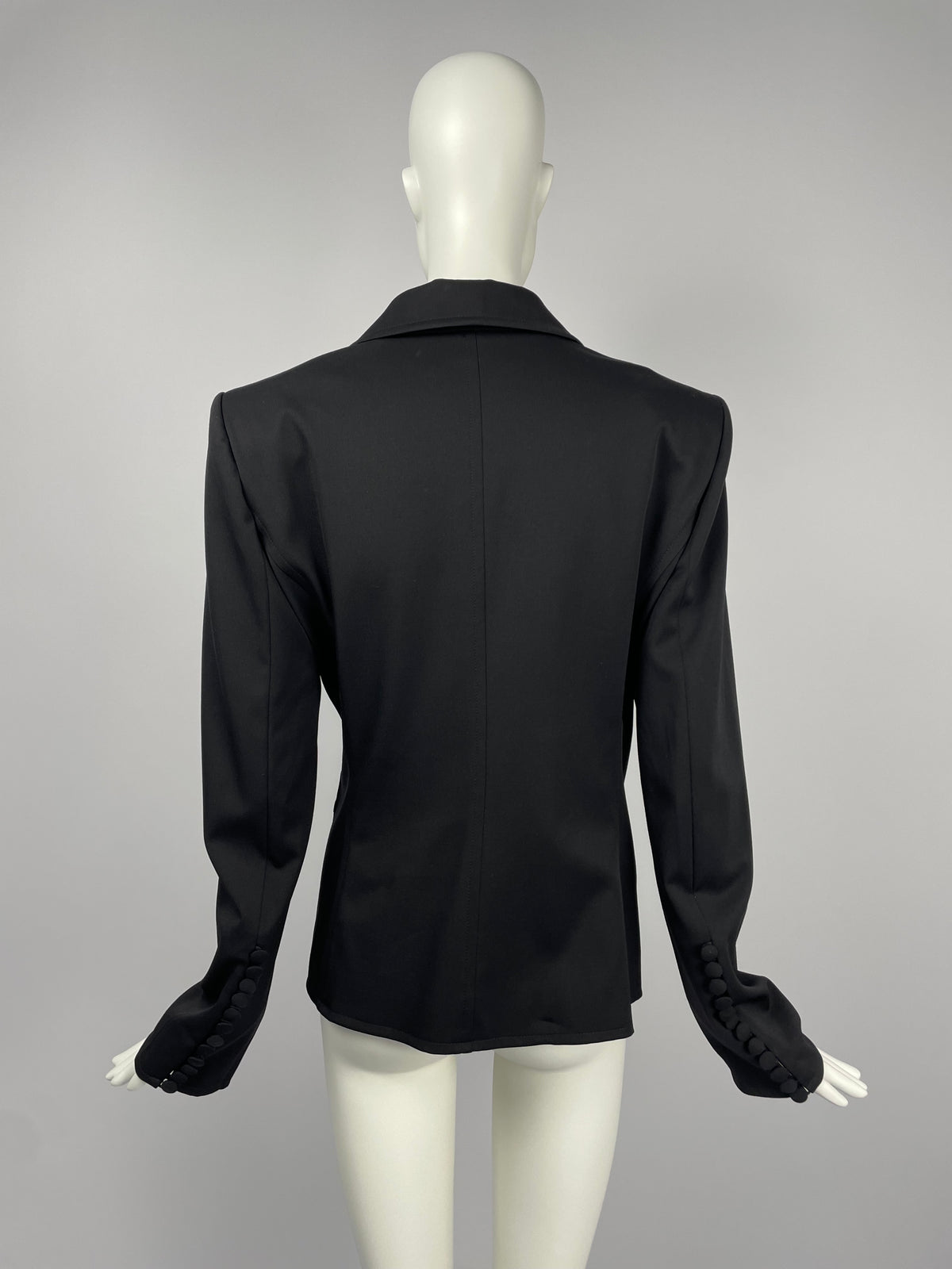 Saint Laurent by Tom Ford F/W 2003 blue tie blazer