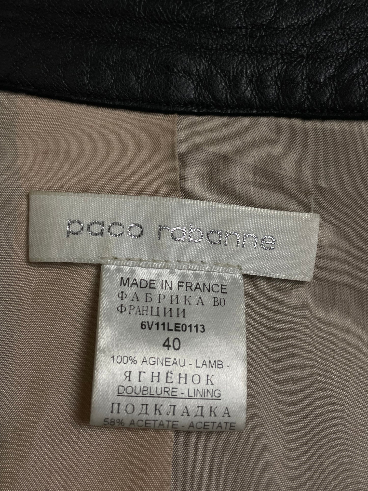 Paco Rabanne 1990’s Metal Rings Jacket (M)