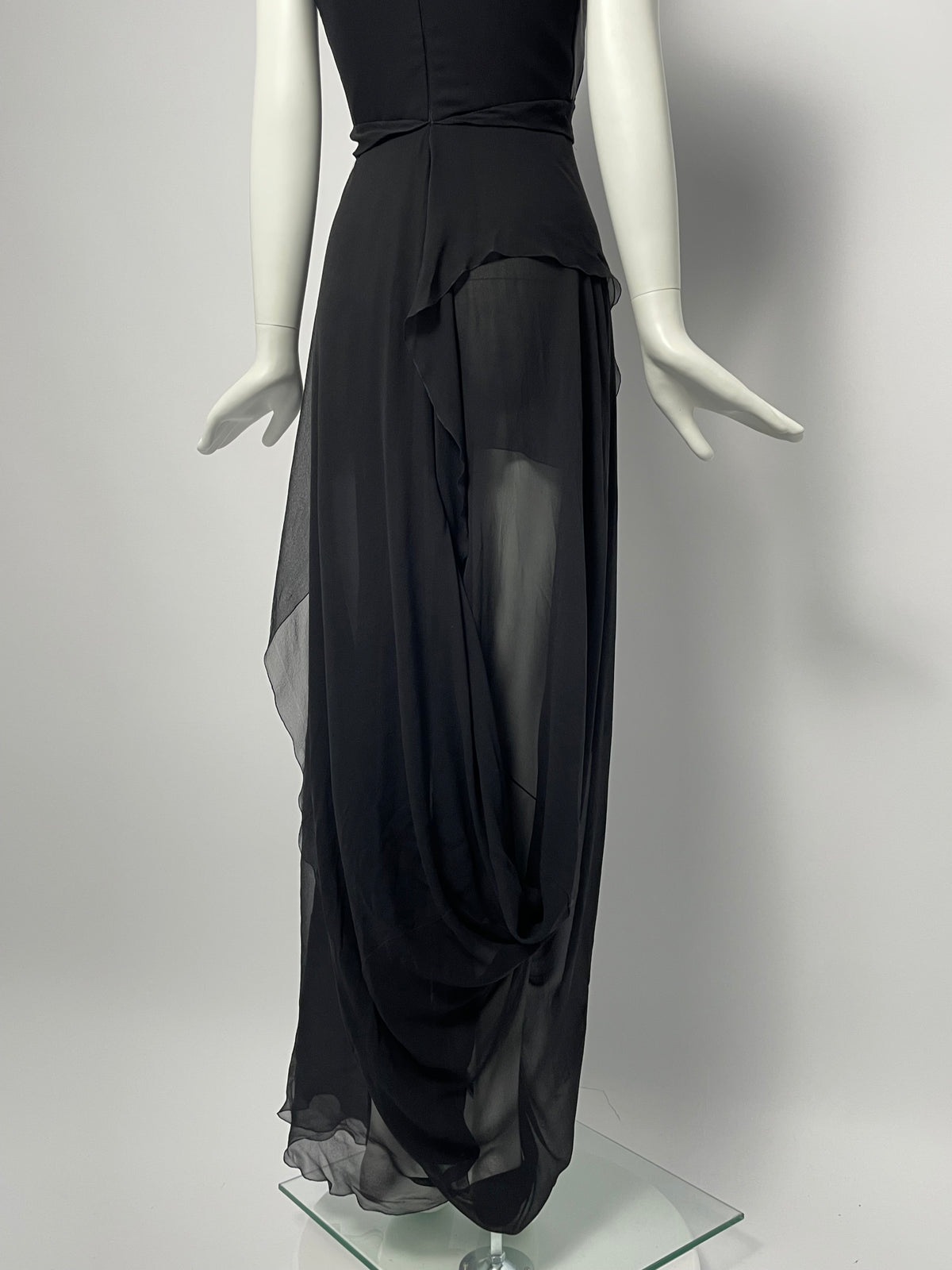 Calvin Klein 1990's silk maxi dress
