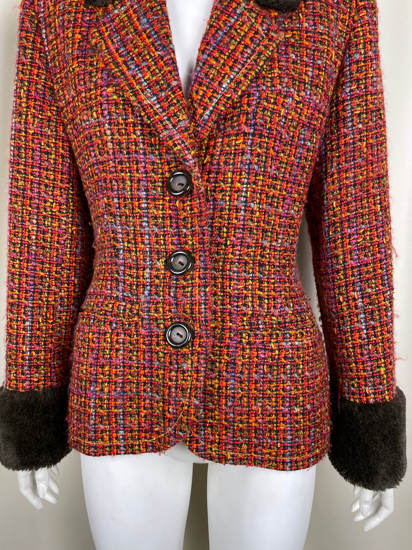 Yves Saint Laurent 1990’s Tweed Blazer (L)