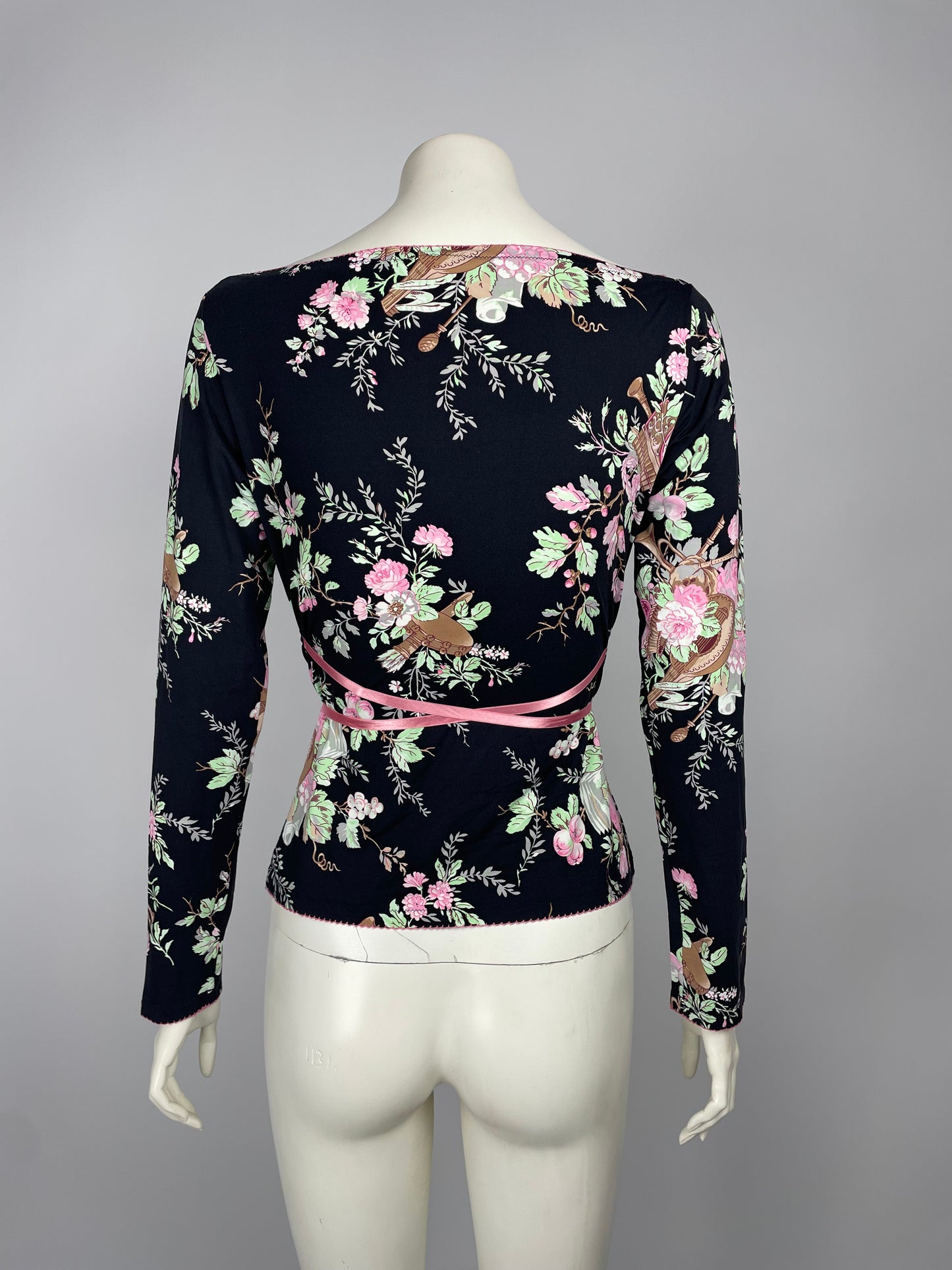 Blumarine 2000’s Flower print blouse