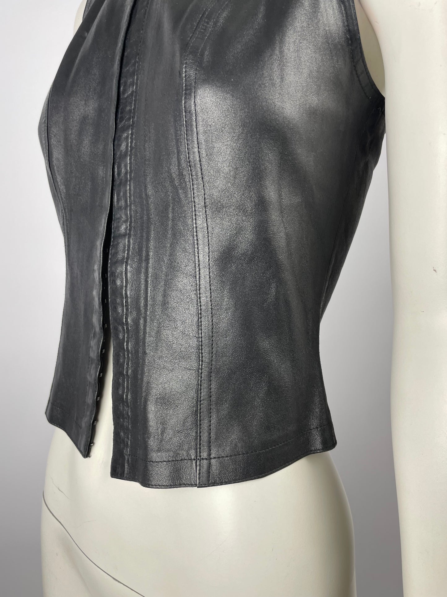 Plein Sud F/W 2002 Leather Vest