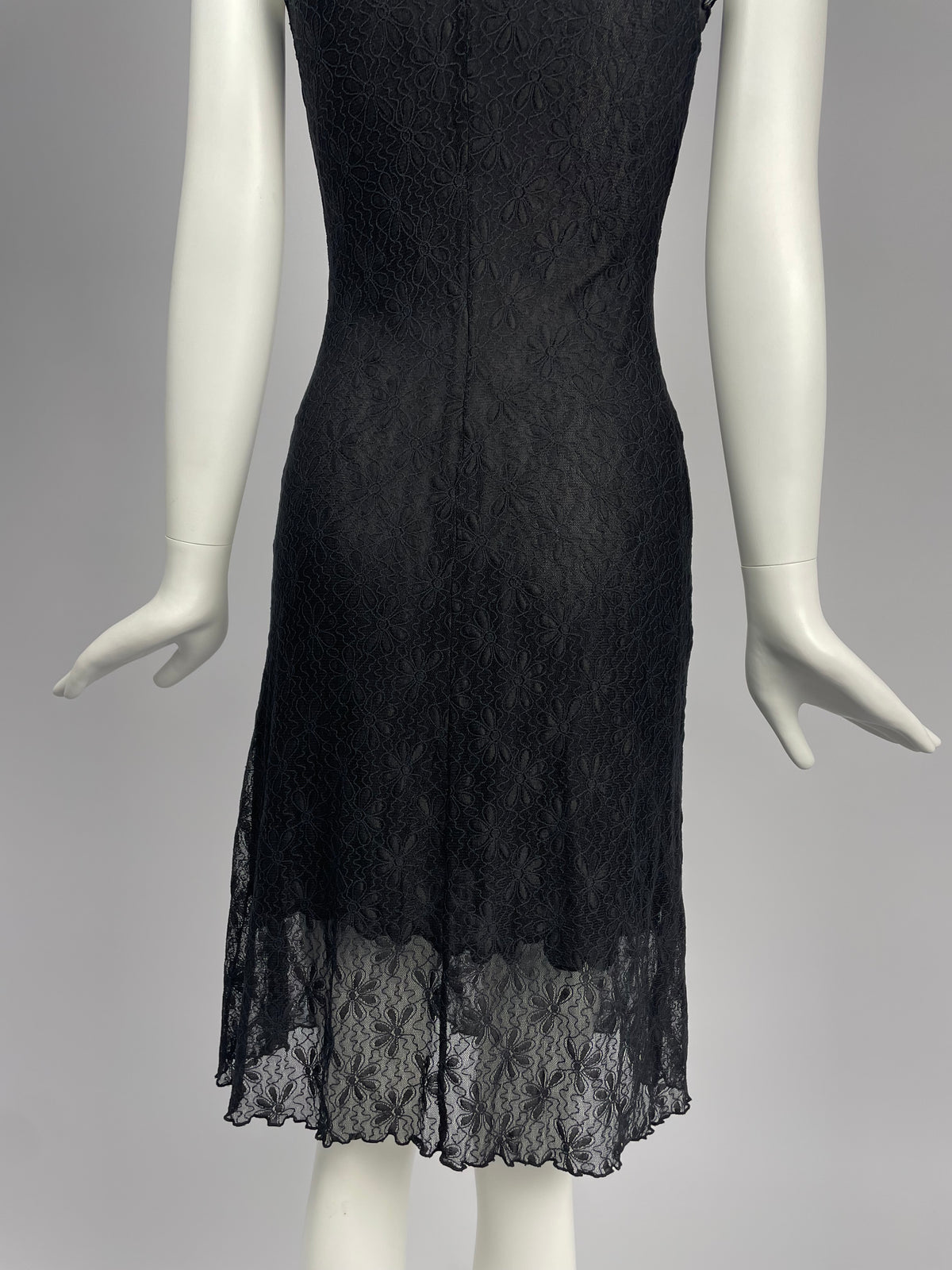 Blugirl Blumarine 2000's lace midi dress
