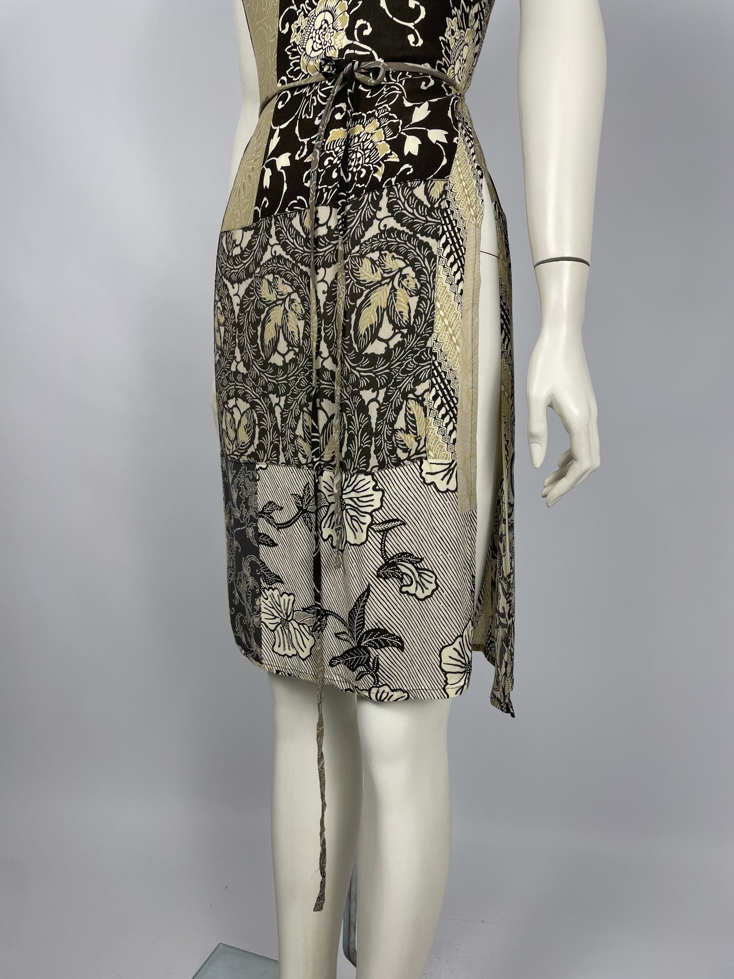 Kenzo 2000’s flower print bondage dress.
