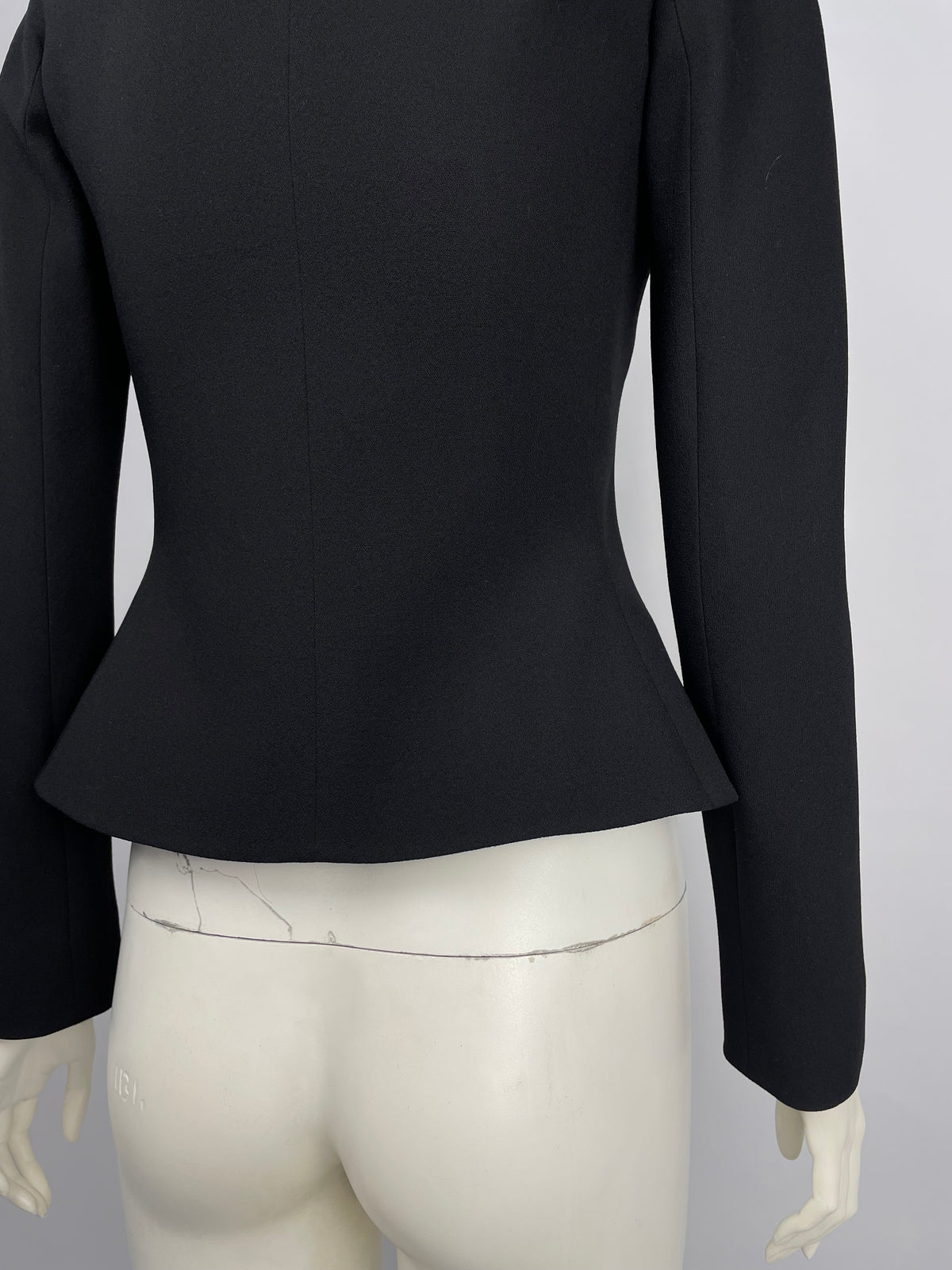 Dior by John Galliano S/S 2008 ruffle neckline bar jacket
