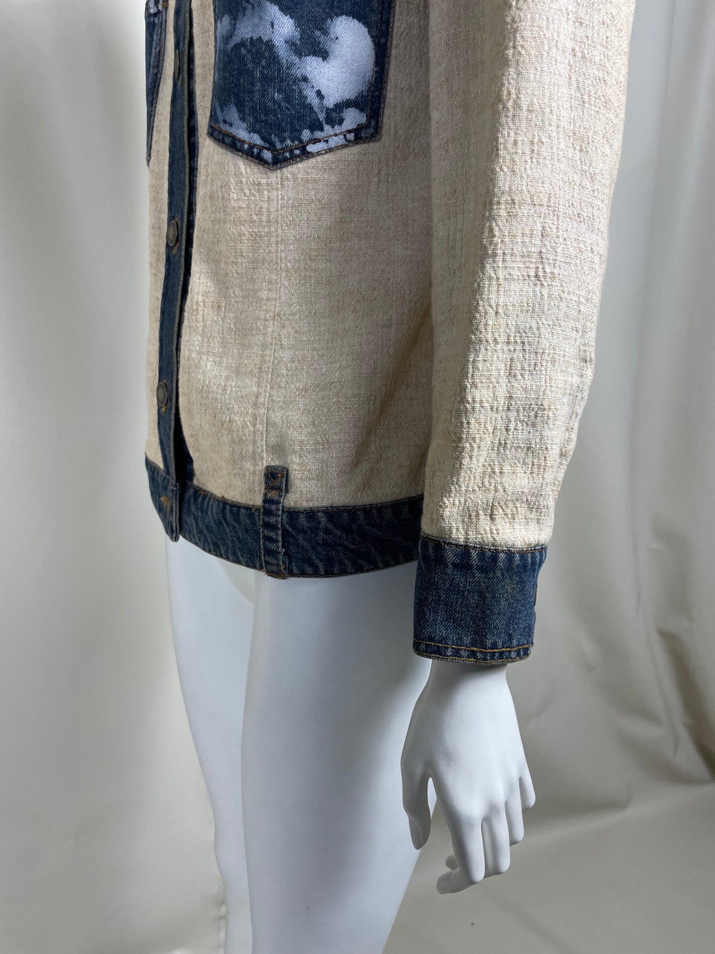 Dolce Gabbana Linen & Denim Jacket (M)