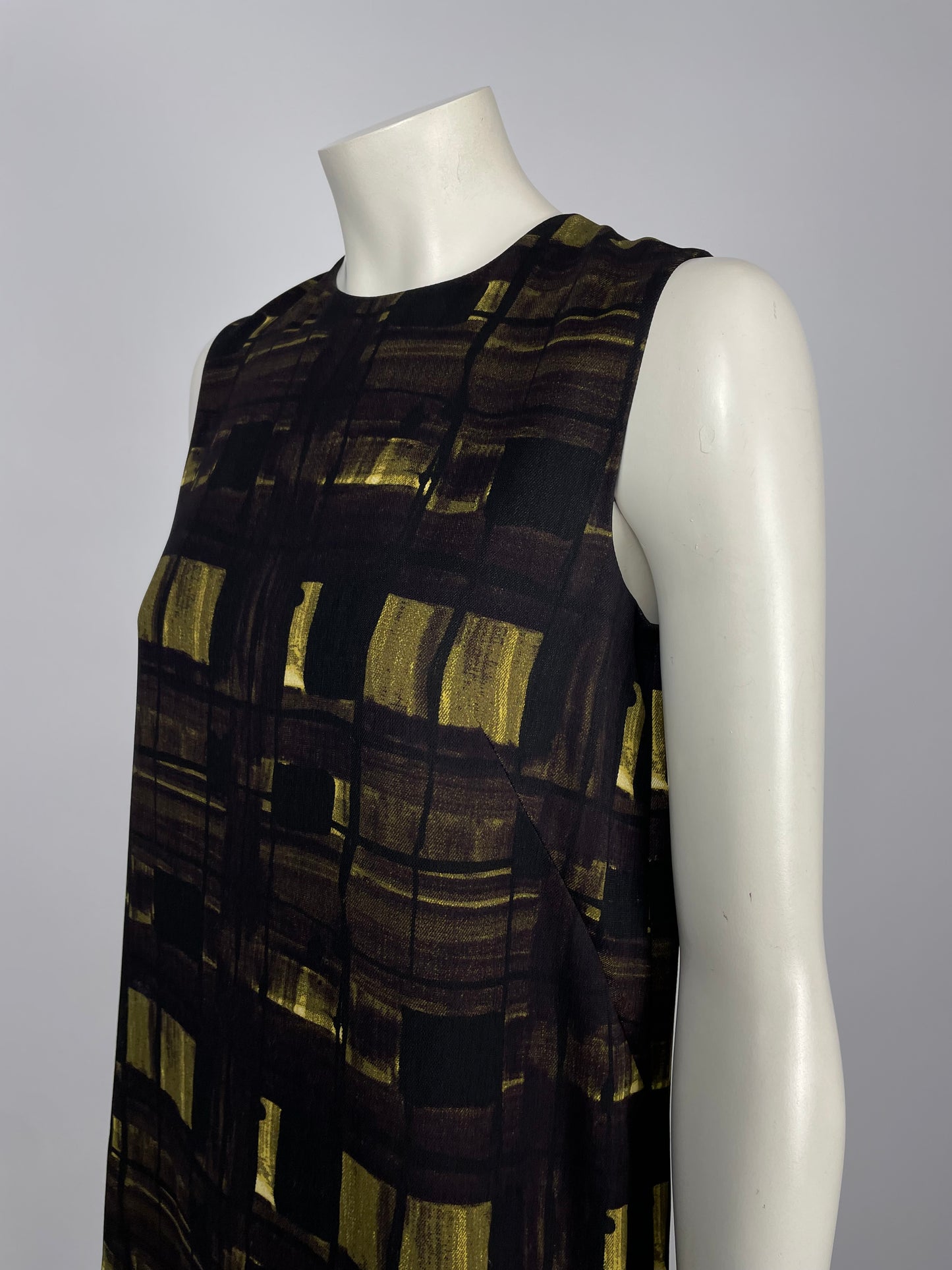 Prada F/W 2010 Squares print top.