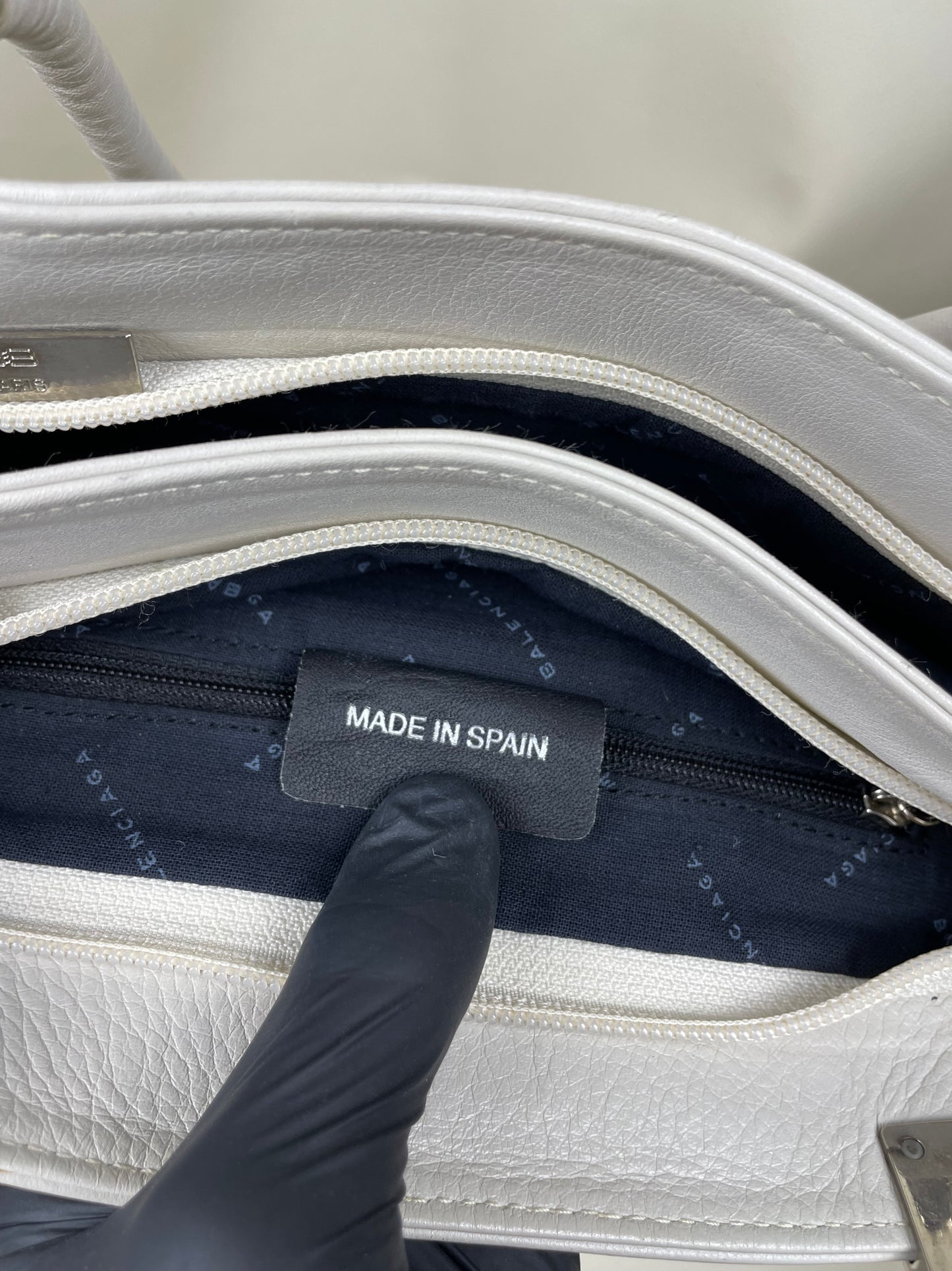 Balenciaga White Bag