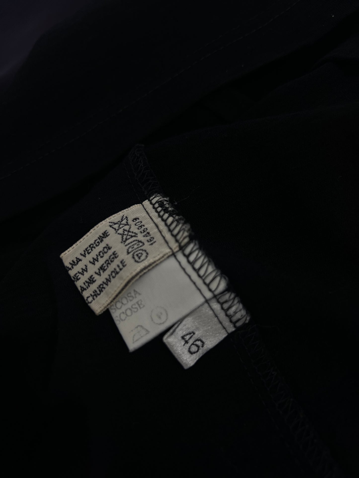 Dolce & Gabbana early 1990’s Double layer tie sweater