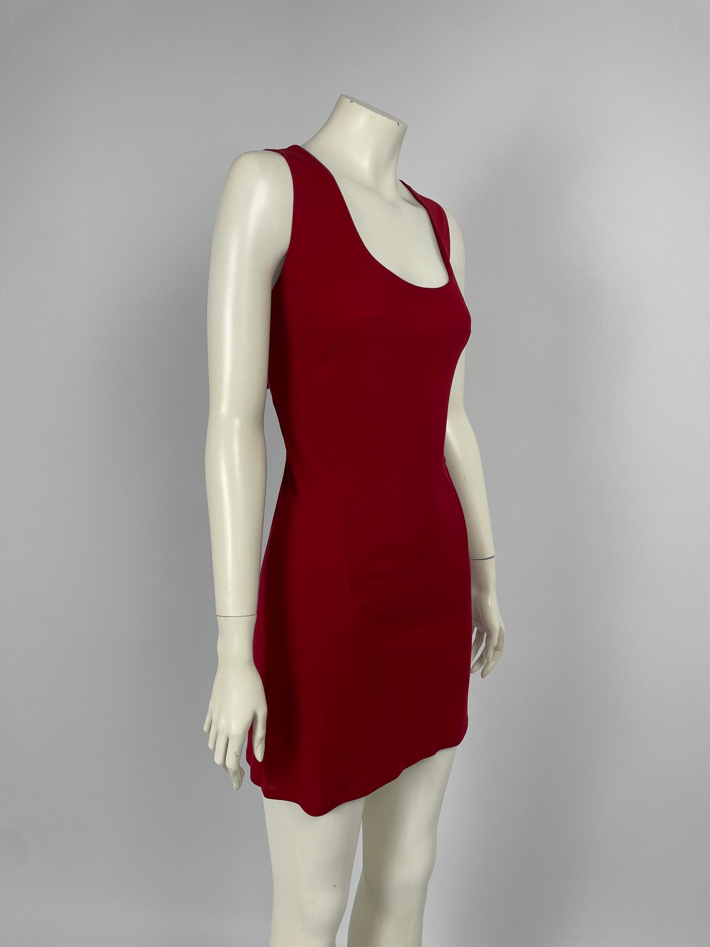 Dolce & Gabbana 1990’s wide neckline mini dress.