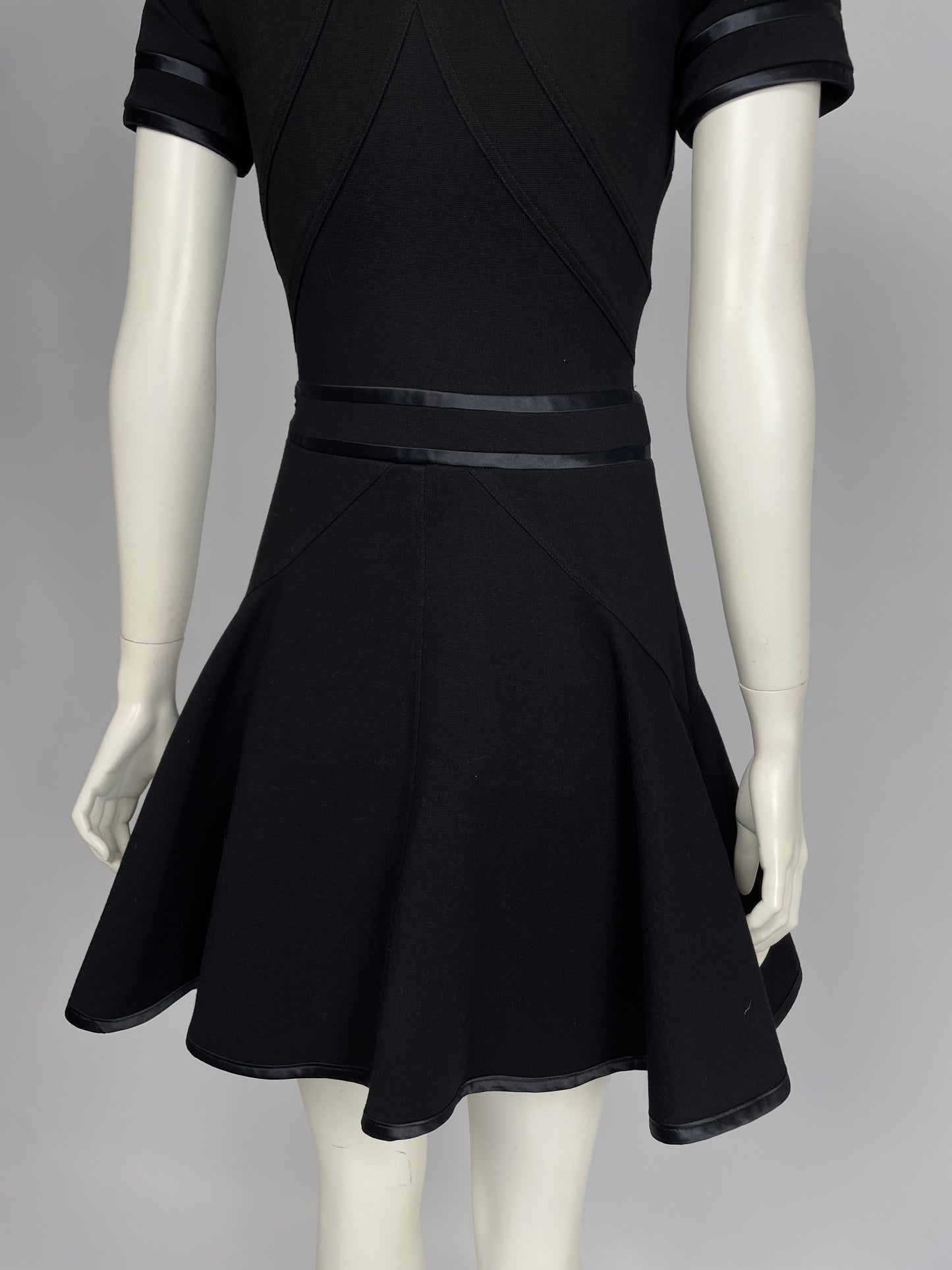 Givenchy 2012 Heavy knit flared dress