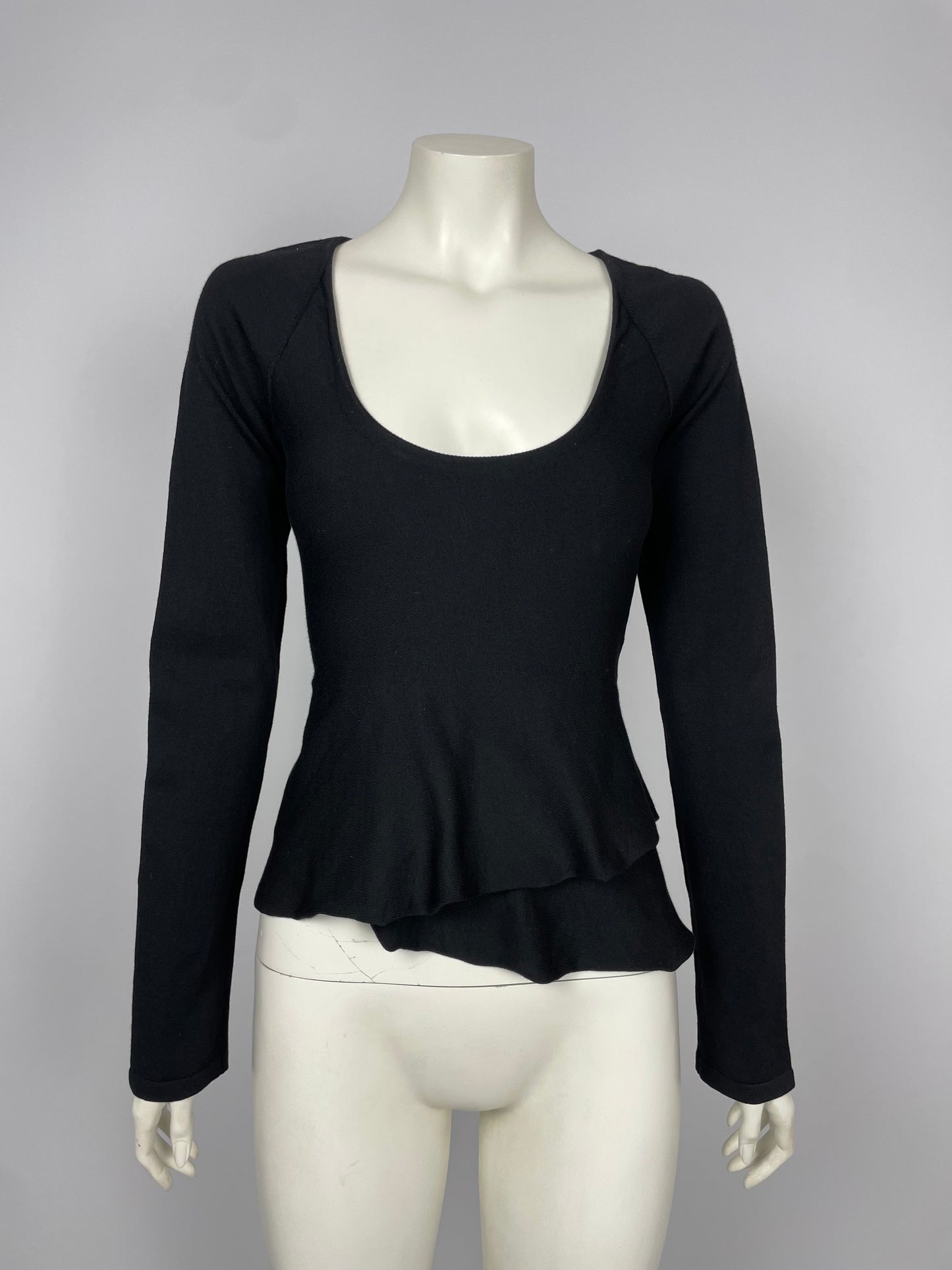 Yves Saint Laurent by Tom Ford double layer wool top
