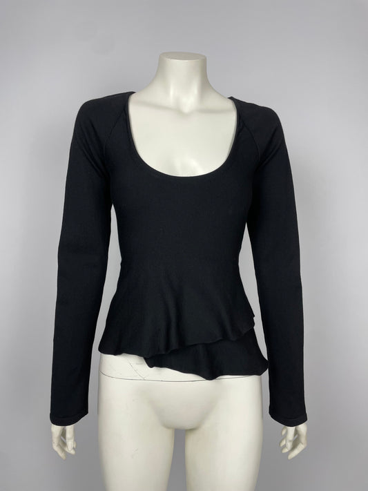 Yves Saint Laurent by Tom Ford double layer wool top