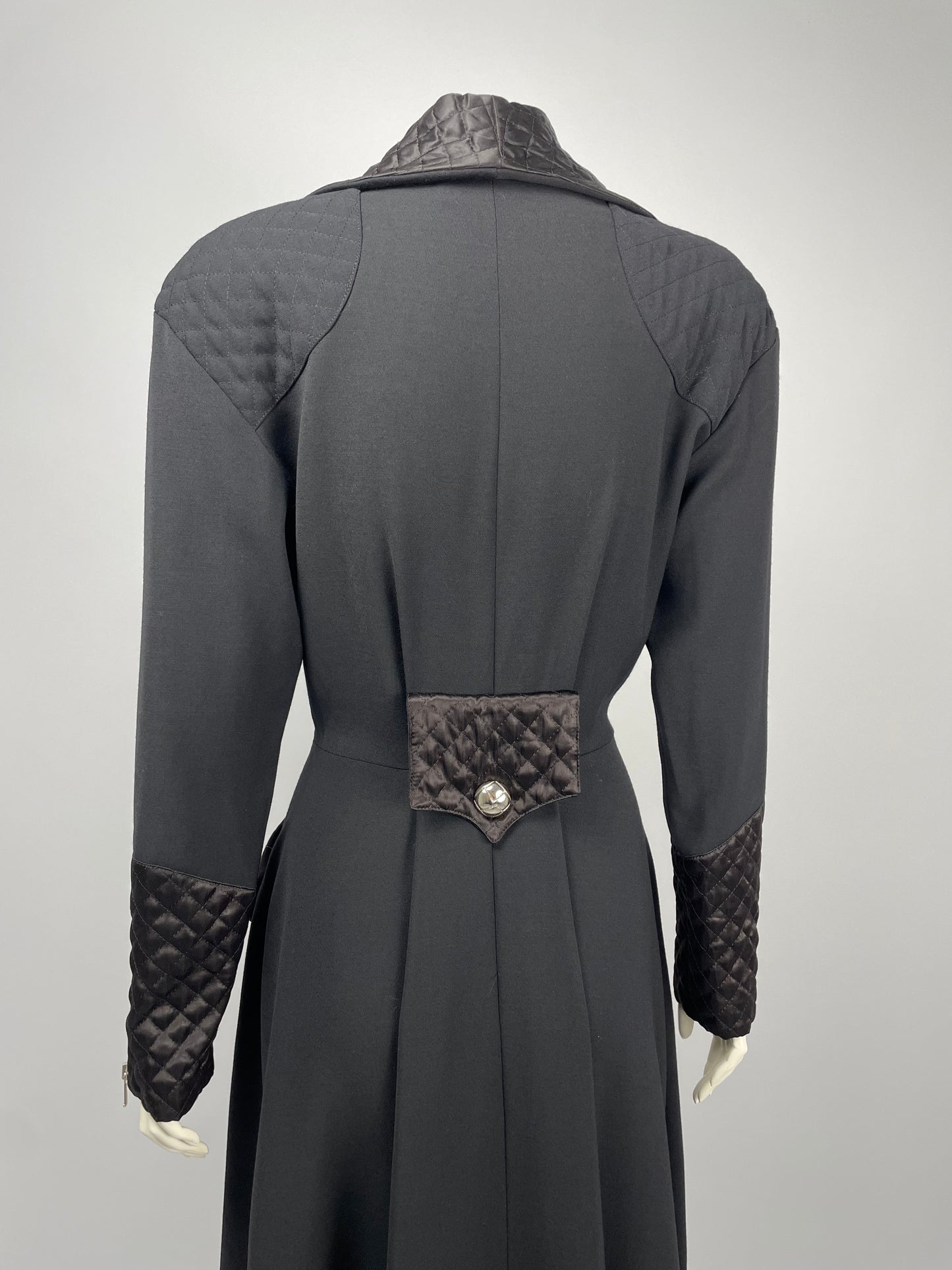 Thierry Mugler 1980’s asymmetrical coat.