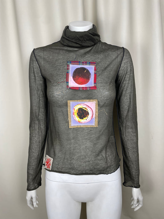 Marithé François Girbaud Mesh Top (M)