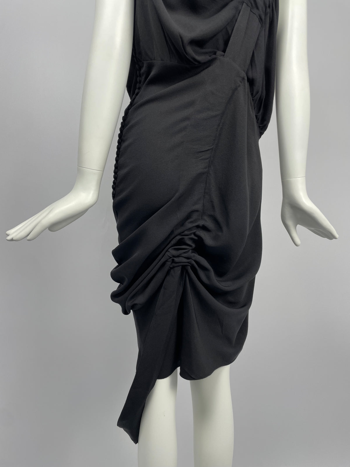 Dior by John Galliano F/W 2006 Asymmetrical Silk Dress