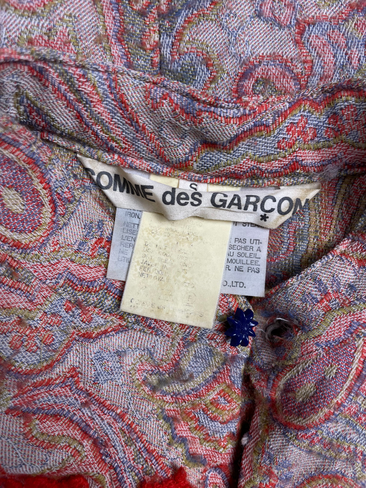 Comme Des Garçons F/W 1982 Tunique