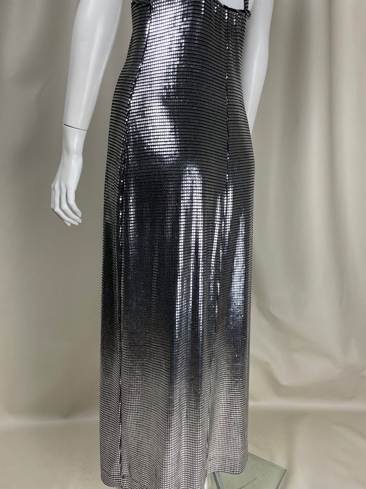 Paco Rabanne F/W 1995 Metallic Dress