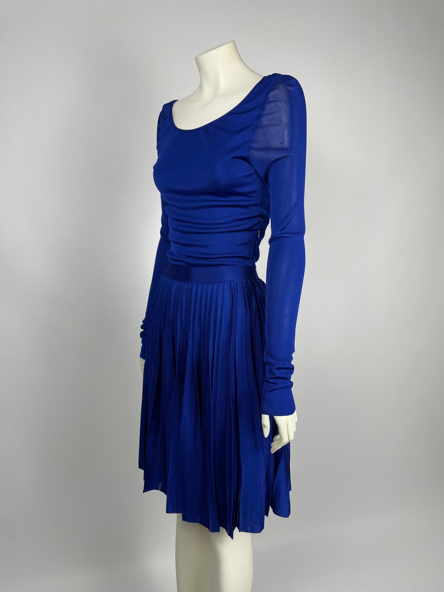 Dior cruise 2012 heavy knit pleated dress.