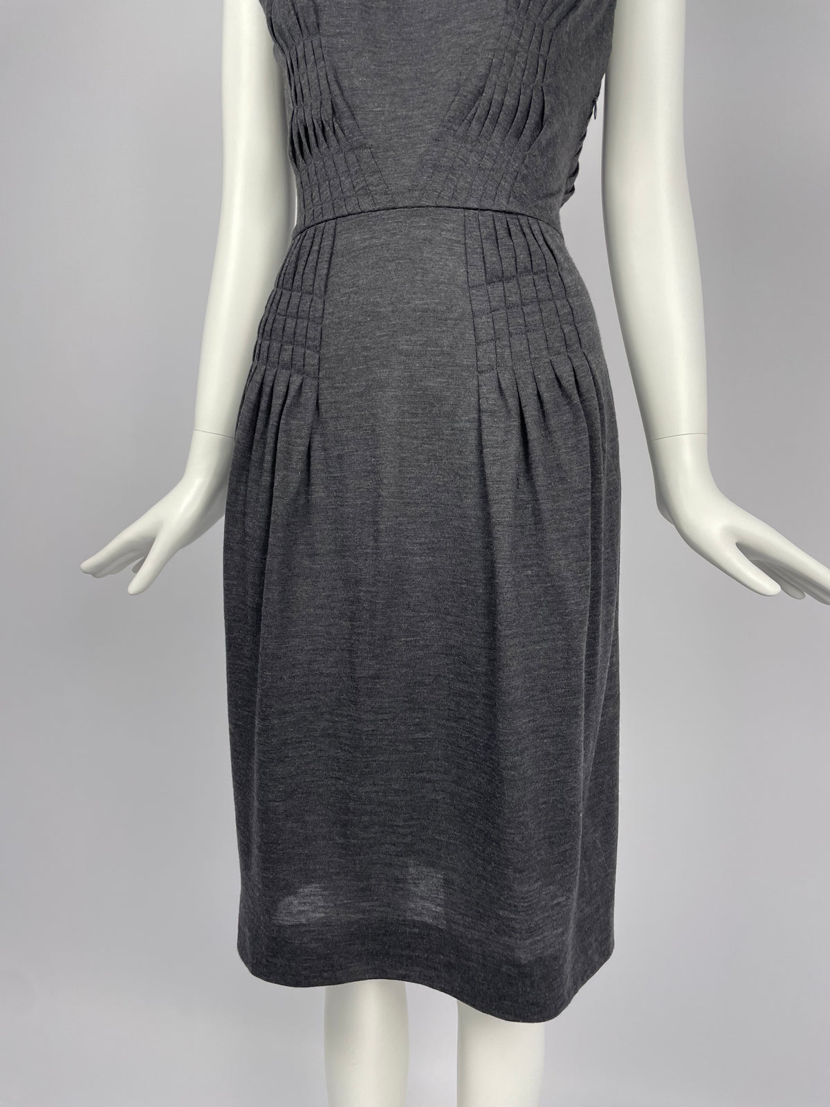 Dior by John Galliano F/W 2007 pleated maxi dress
